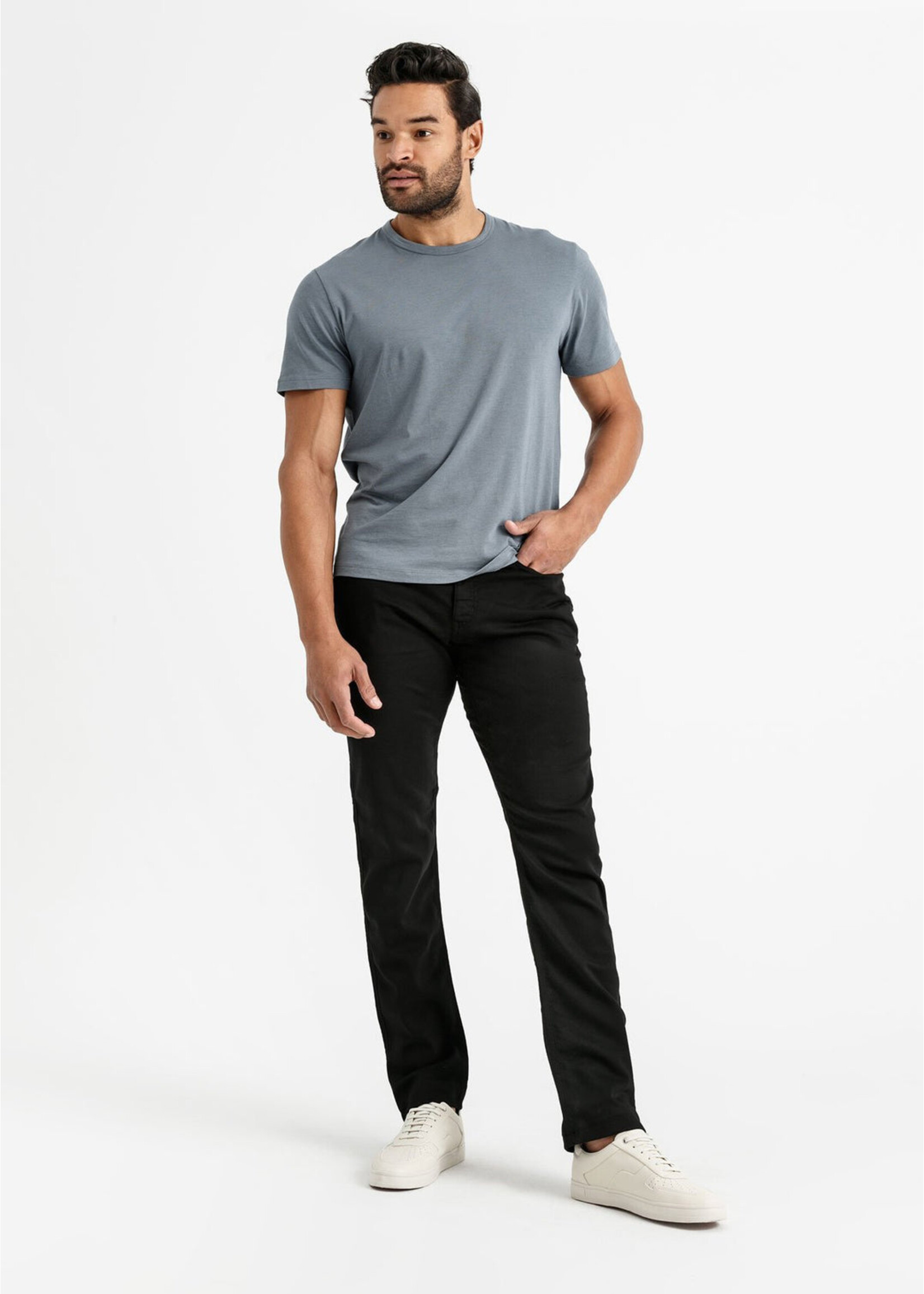DUER Pantalon extensible No-Sweat coupe ample-Noir