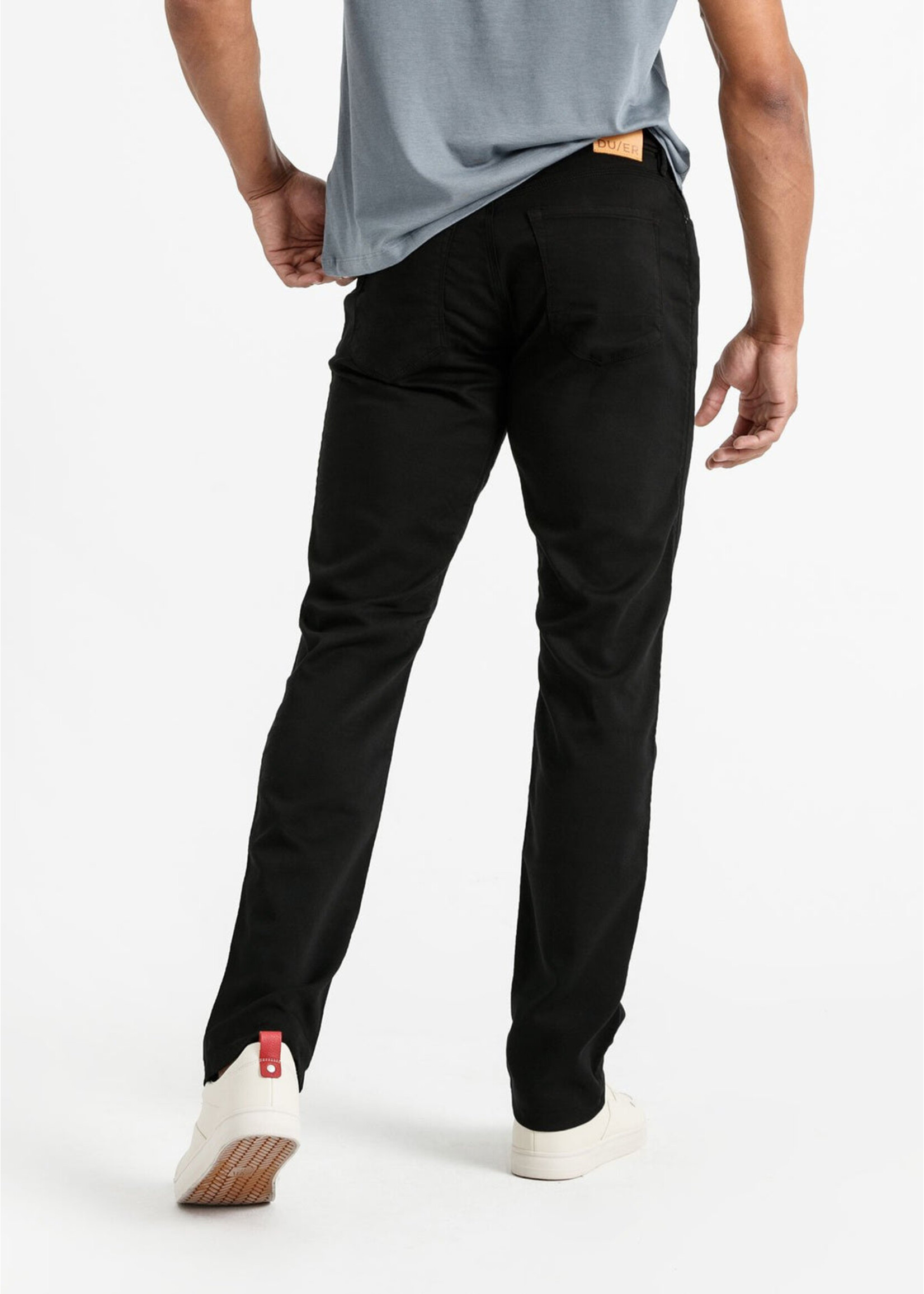 DUER Pantalon extensible No-Sweat coupe ample-Noir