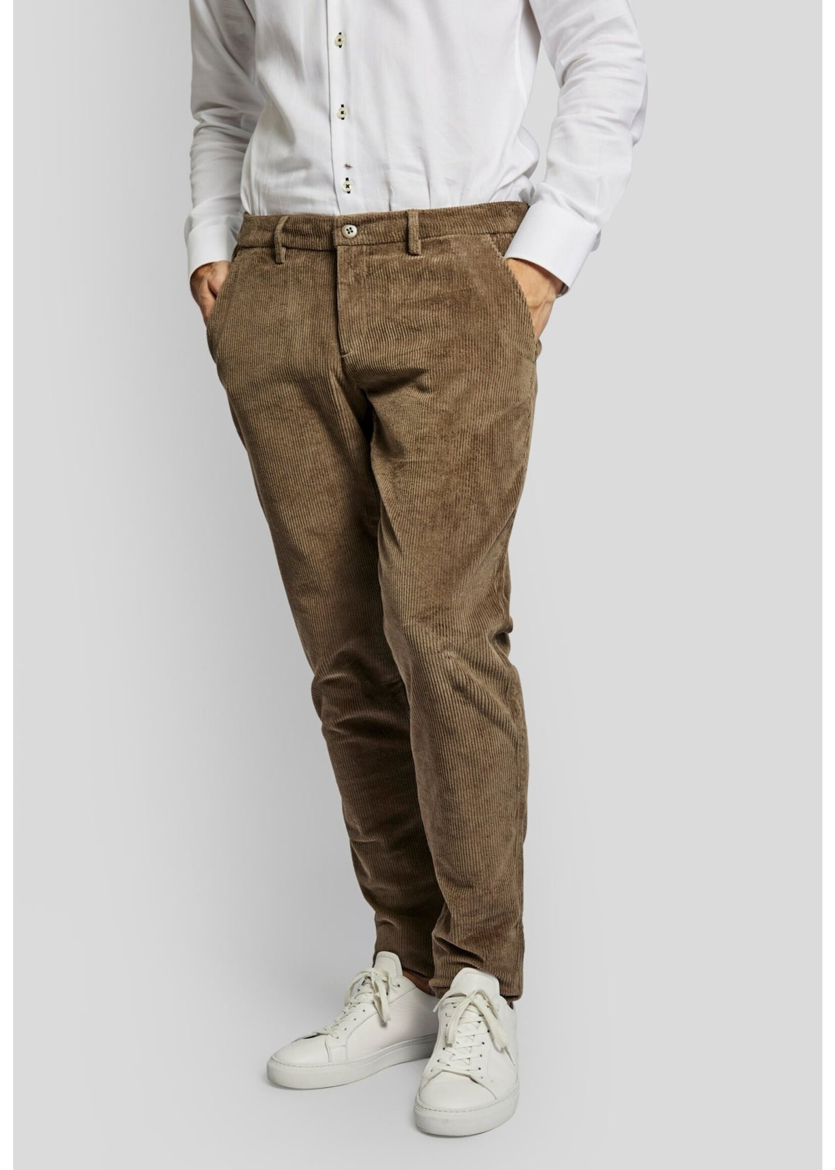BRUUN & STENGADE Alfred slim fit chinos - Beige