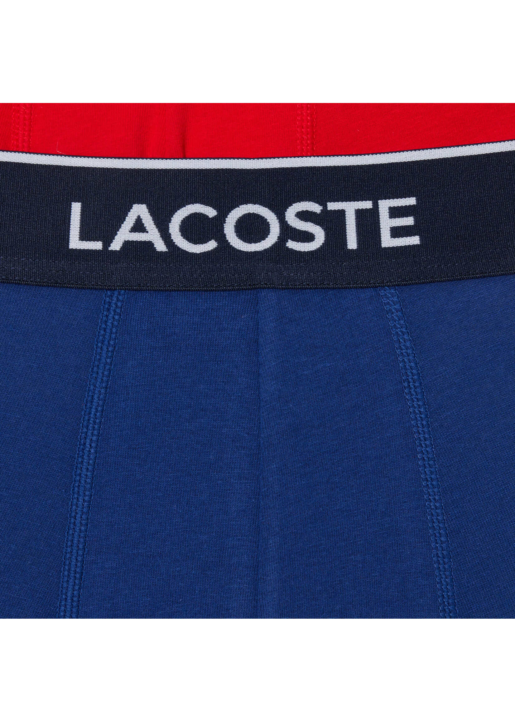 LACOSTE Men's 3-Pack Stretch Cotton Boxer Briefs