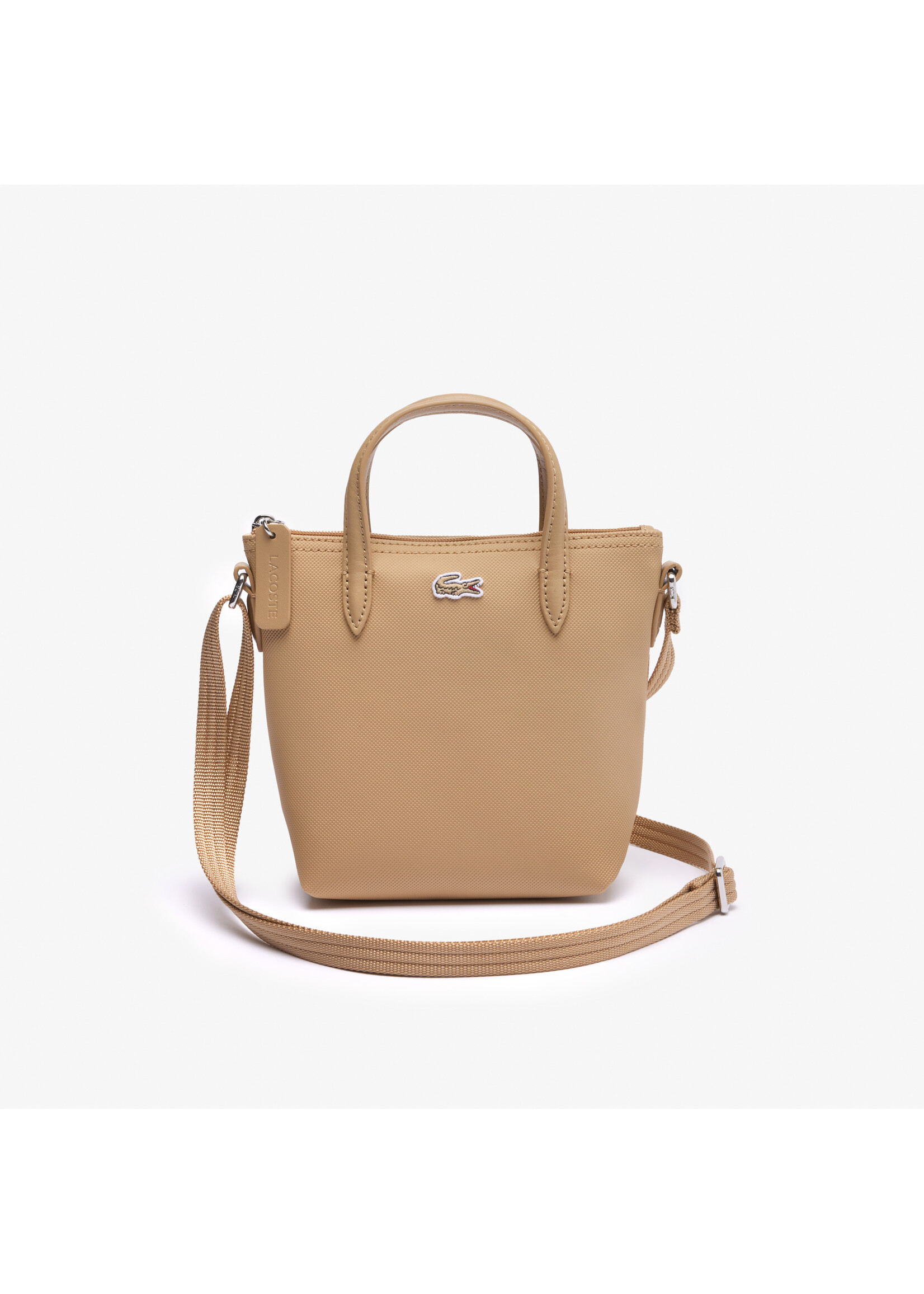 LACOSTE MINI SAC CABAS ZIPPÉ L.12.12 CONCEPT PETIT PIQUÉ UNI-VIENNOIS