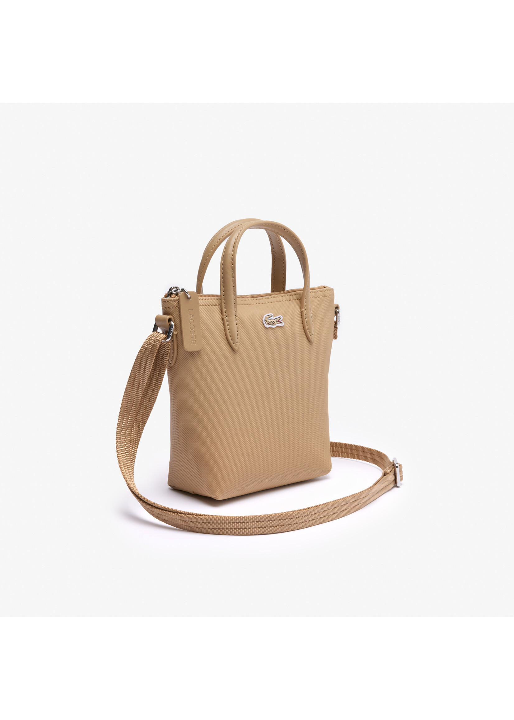 LACOSTE MINI SAC CABAS ZIPPÉ L.12.12 CONCEPT PETIT PIQUÉ UNI-VIENNOIS