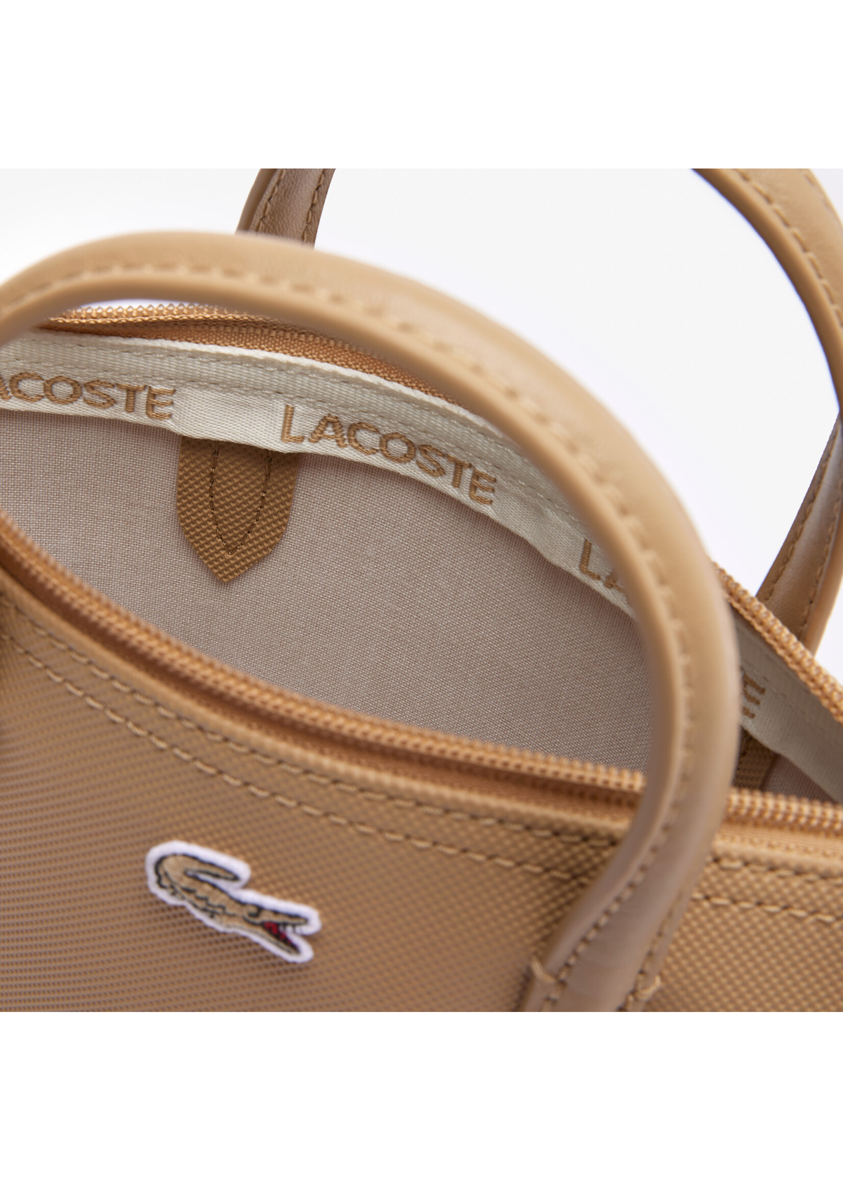 LACOSTE MINI SAC CABAS ZIPPÉ L.12.12 CONCEPT PETIT PIQUÉ UNI-VIENNOIS