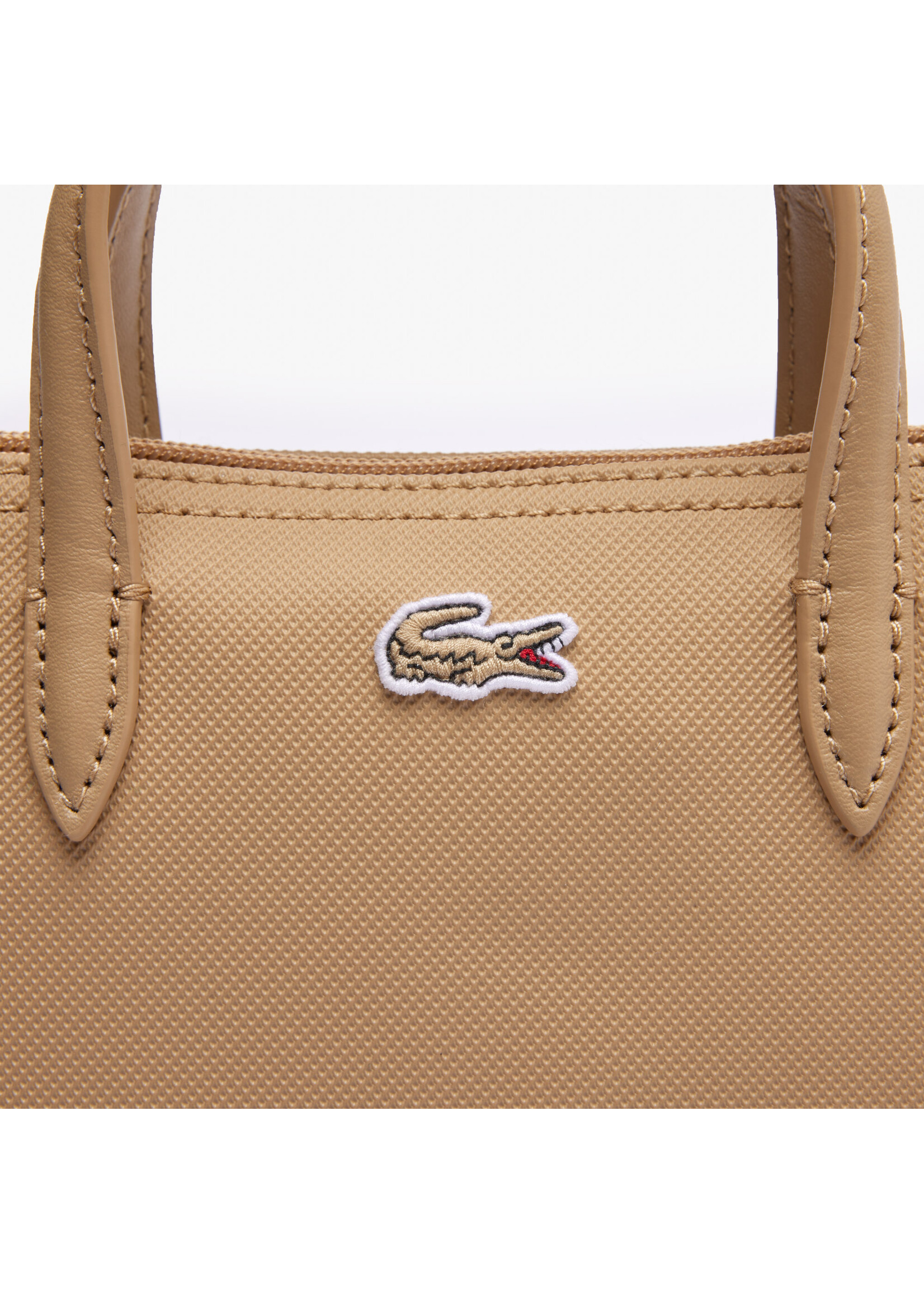 LACOSTE MINI SAC CABAS ZIPPÉ L.12.12 CONCEPT PETIT PIQUÉ UNI-VIENNOIS