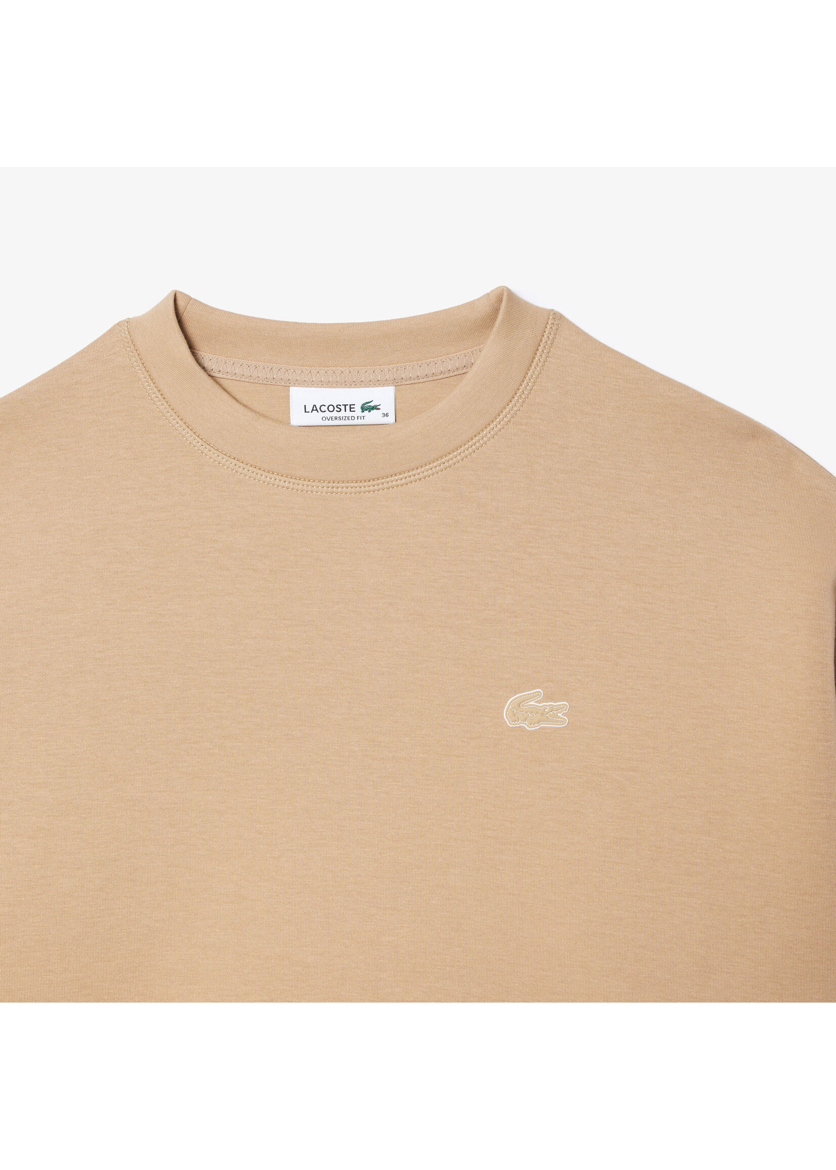 LACOSTE Sweatshirt surdimentionné en coton pour femme - 2 couleurs disponibles