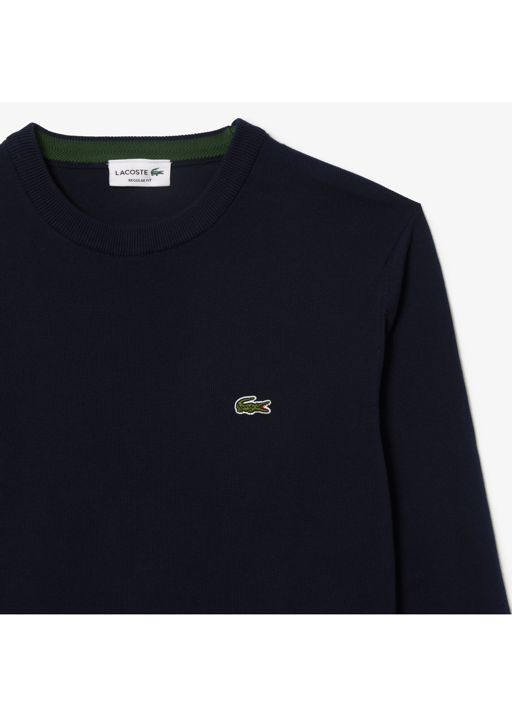 LACOSTE Men's Crew Neck Cotton Sweater