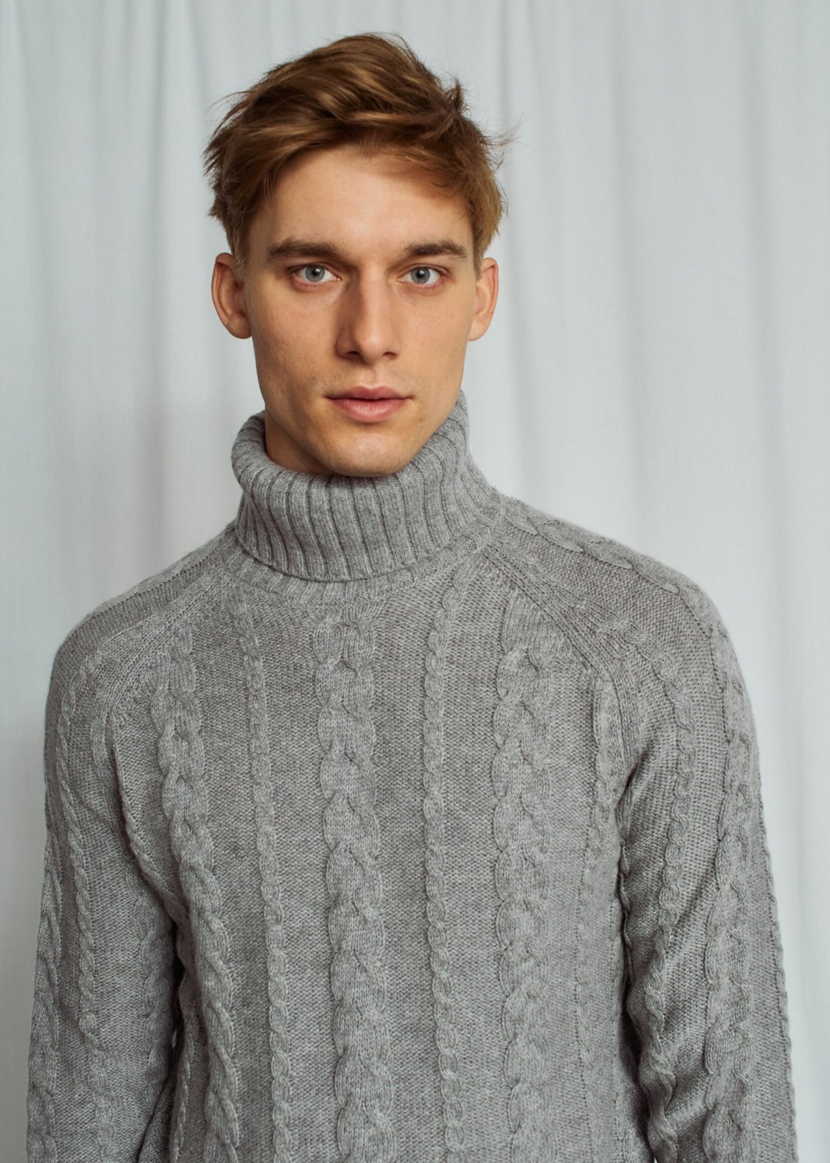 BRUUN & STENGADE Kano Regular Fit Knitwear - Grey