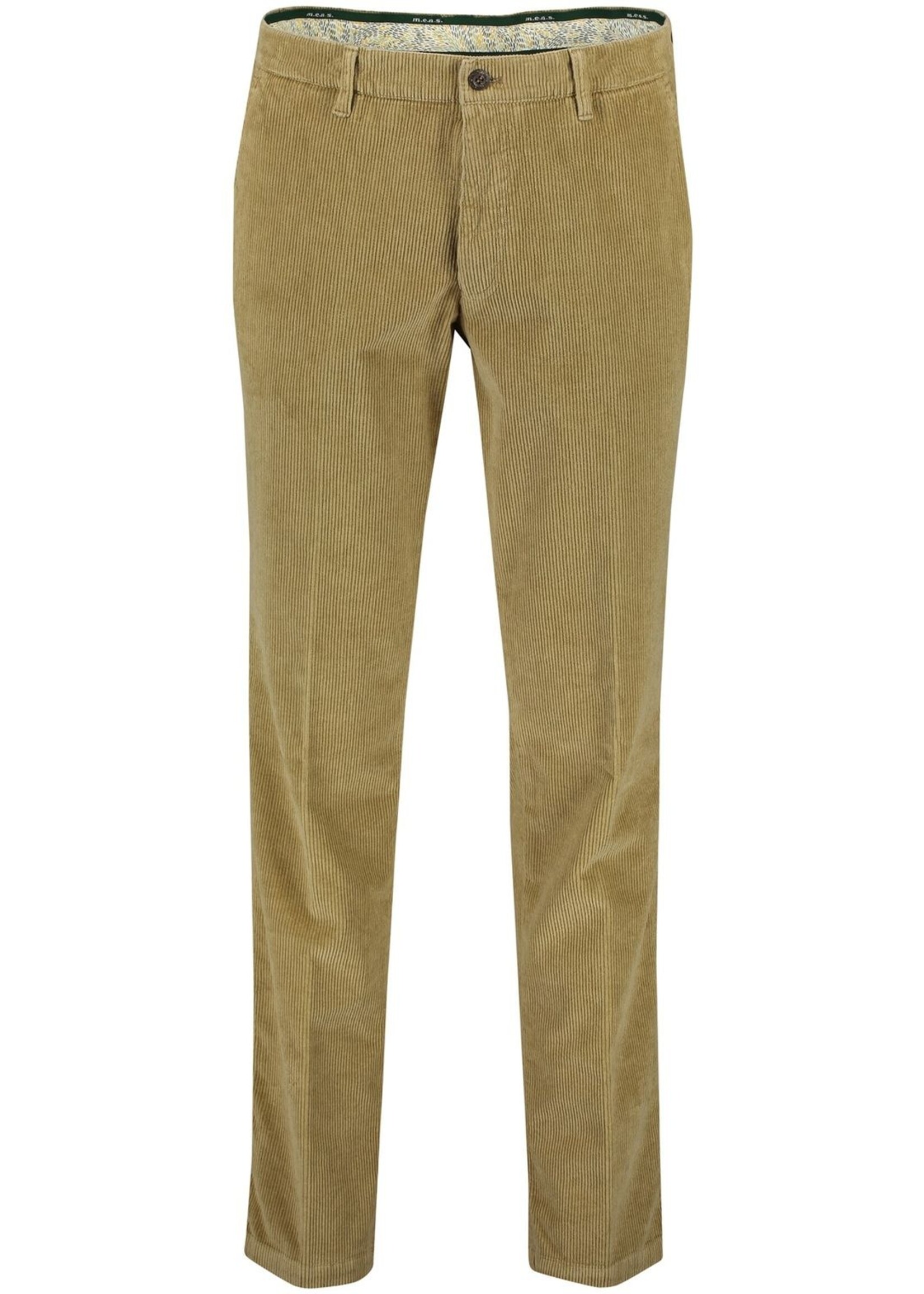M.E.N.S. Pantalon en velours cordé en coton extensible pour homme-Taupe