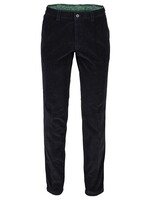 M.E.N.S. Pantalon en velours cordé en coton extensible pour homme-Marine