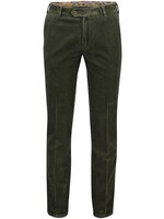 M.E.N.S. Pantalon en velours cordé en coton extensible pour homme-Vert forêt