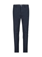 A FISH NAMED FRED Trouser with small check print - navy