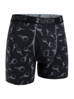 2|UNDR Boxer 6'' Swing Shift en mélange de modal BLACK TEES-Homme