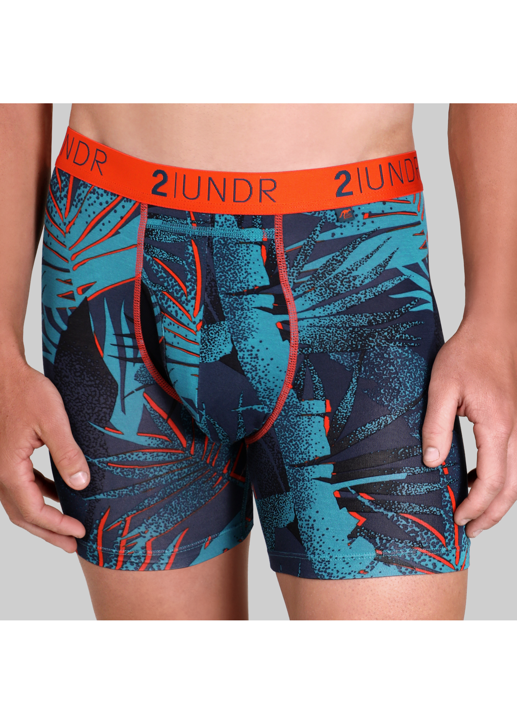 2|UNDR Boxer 6'' Swing Shift en mélange de modal MIAMI NIGHT-Homme