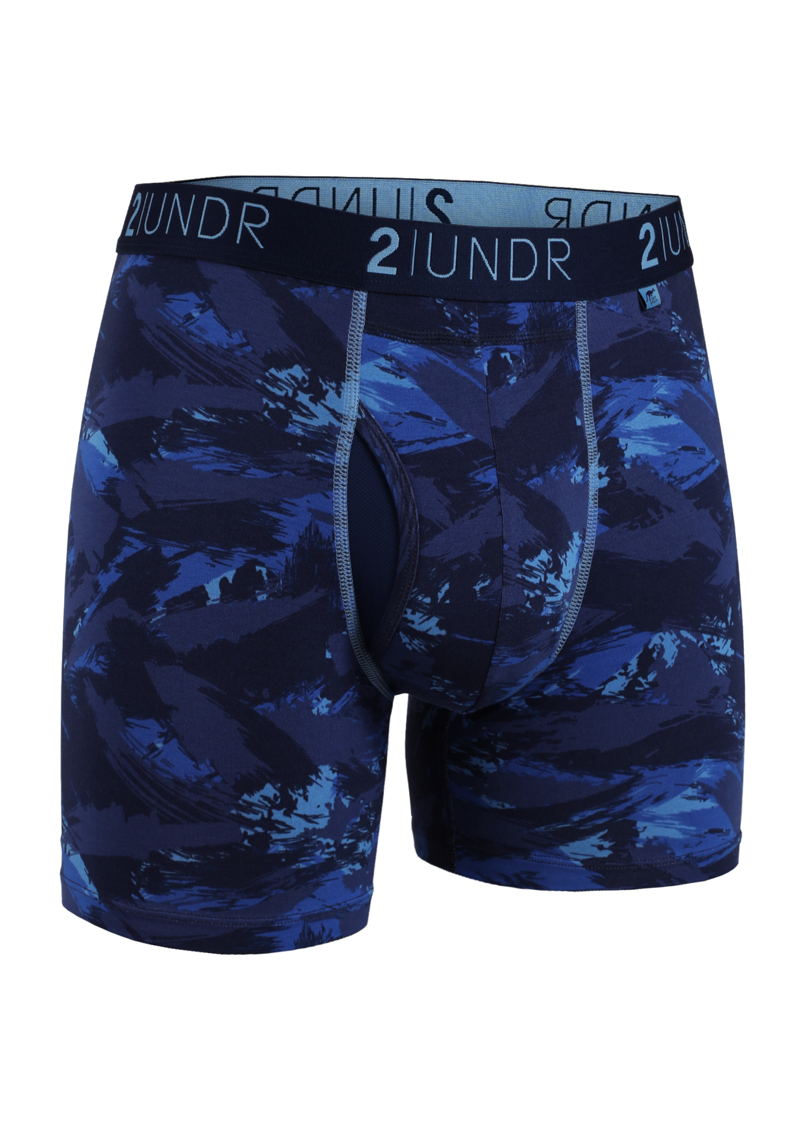 2|UNDR Boxer 6'' Swing Shift en mélange de modal BLUE STORM-Homme
