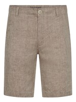 BRUUN & STENGADE Bermuda en pur lin pour homme-Brun