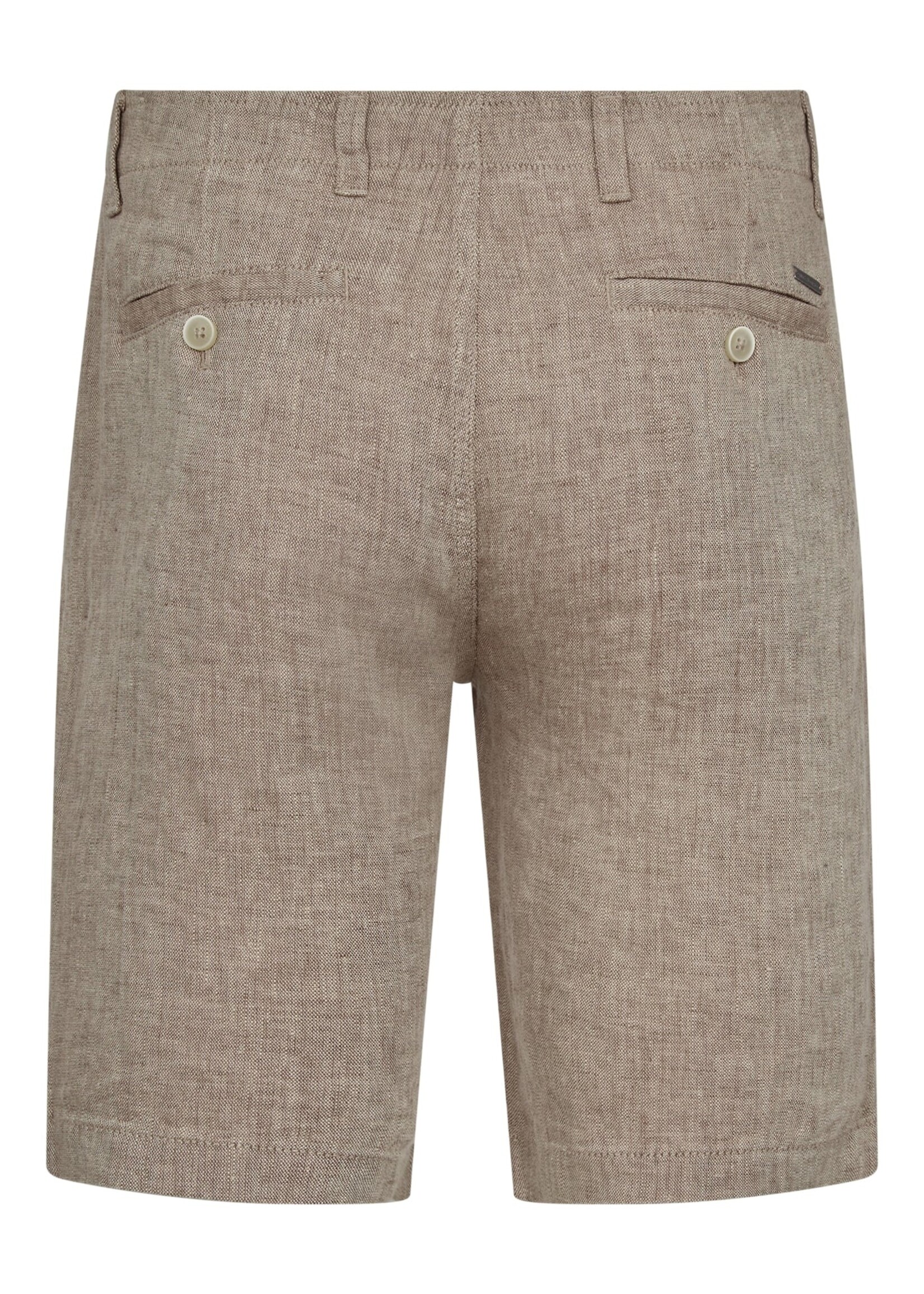 BRUUN & STENGADE Abel Regular Fit Shorts - Brown