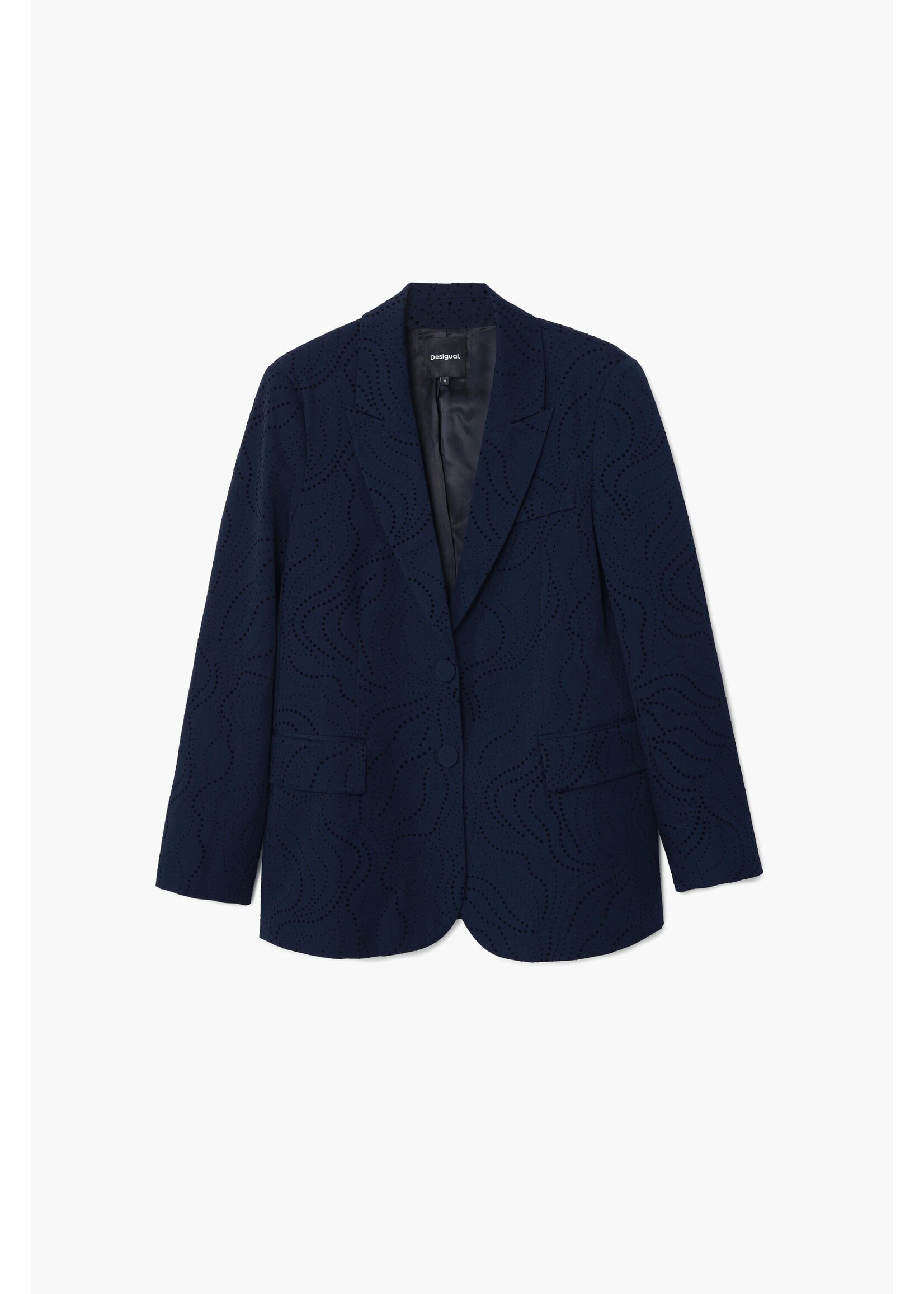 DESIGUAL Embroidered floral blazer