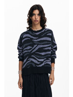 DESIGUAL Animal print sweater