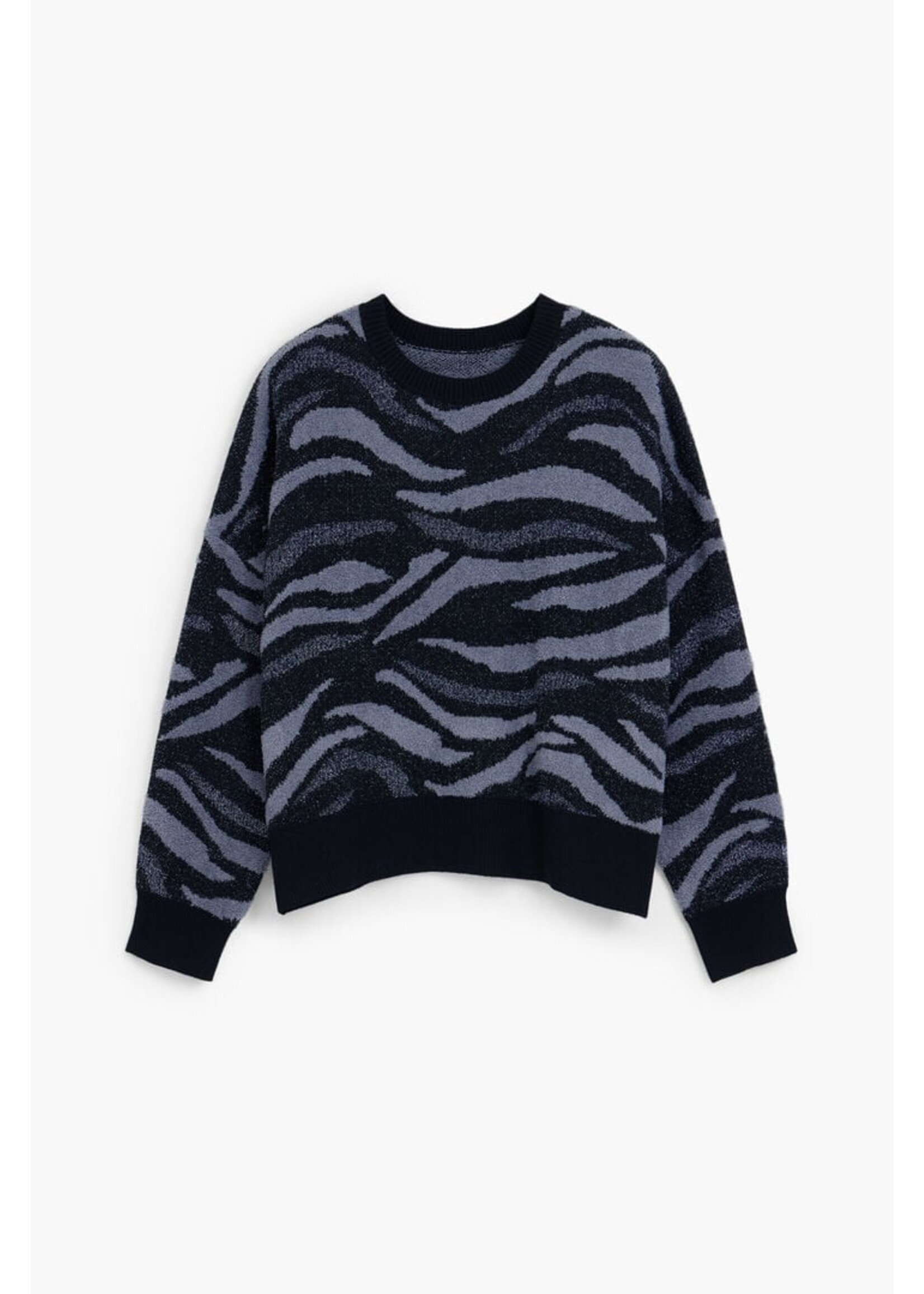 DESIGUAL Animal print sweater