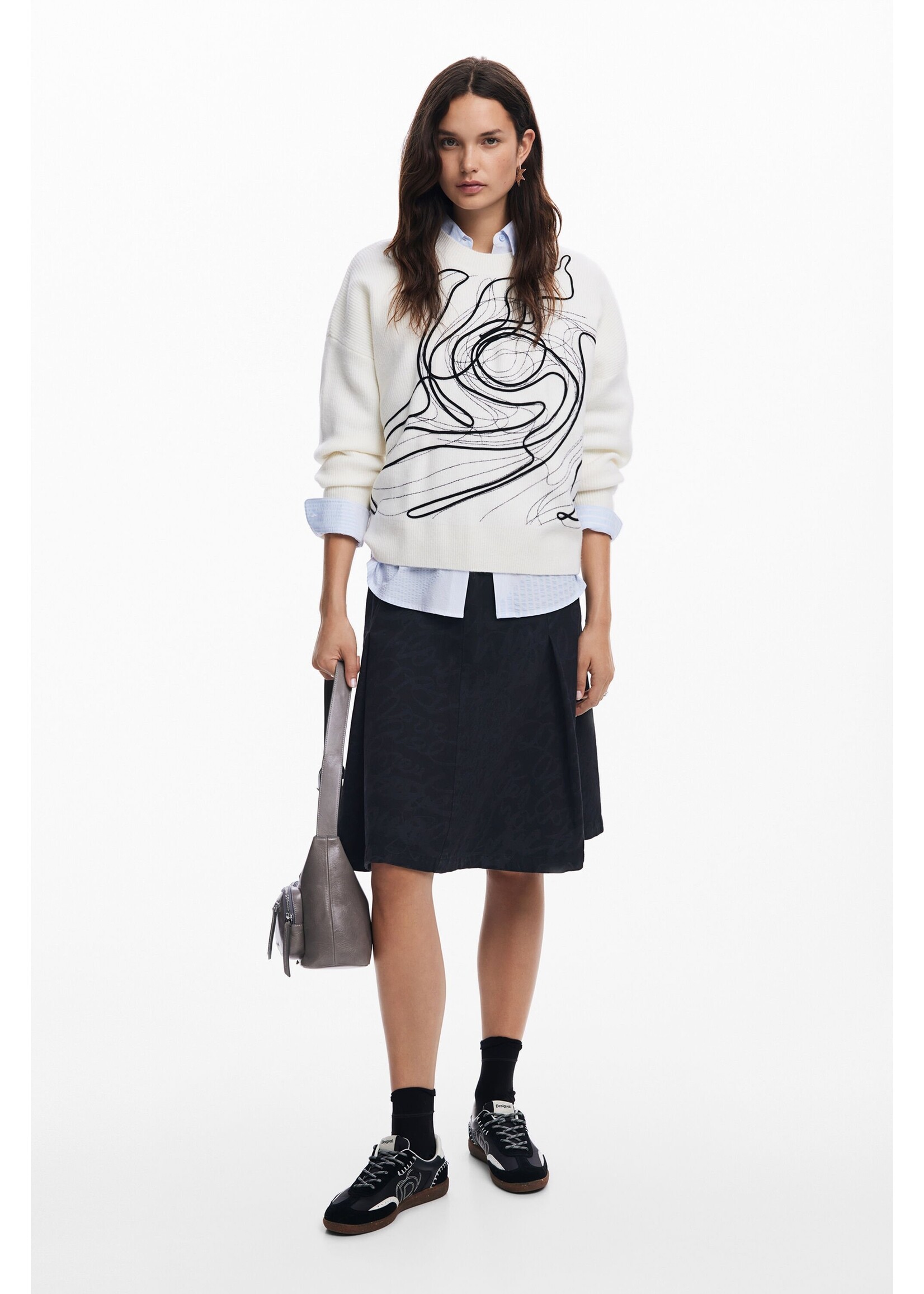 DESIGUAL Pull traces M. Christian Lacroix-Blanc