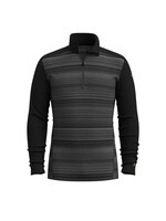 SMARTWOOL Chandail couche de base en mérinos à demi-glissière pour homme-DÉGRADÉ NOIR