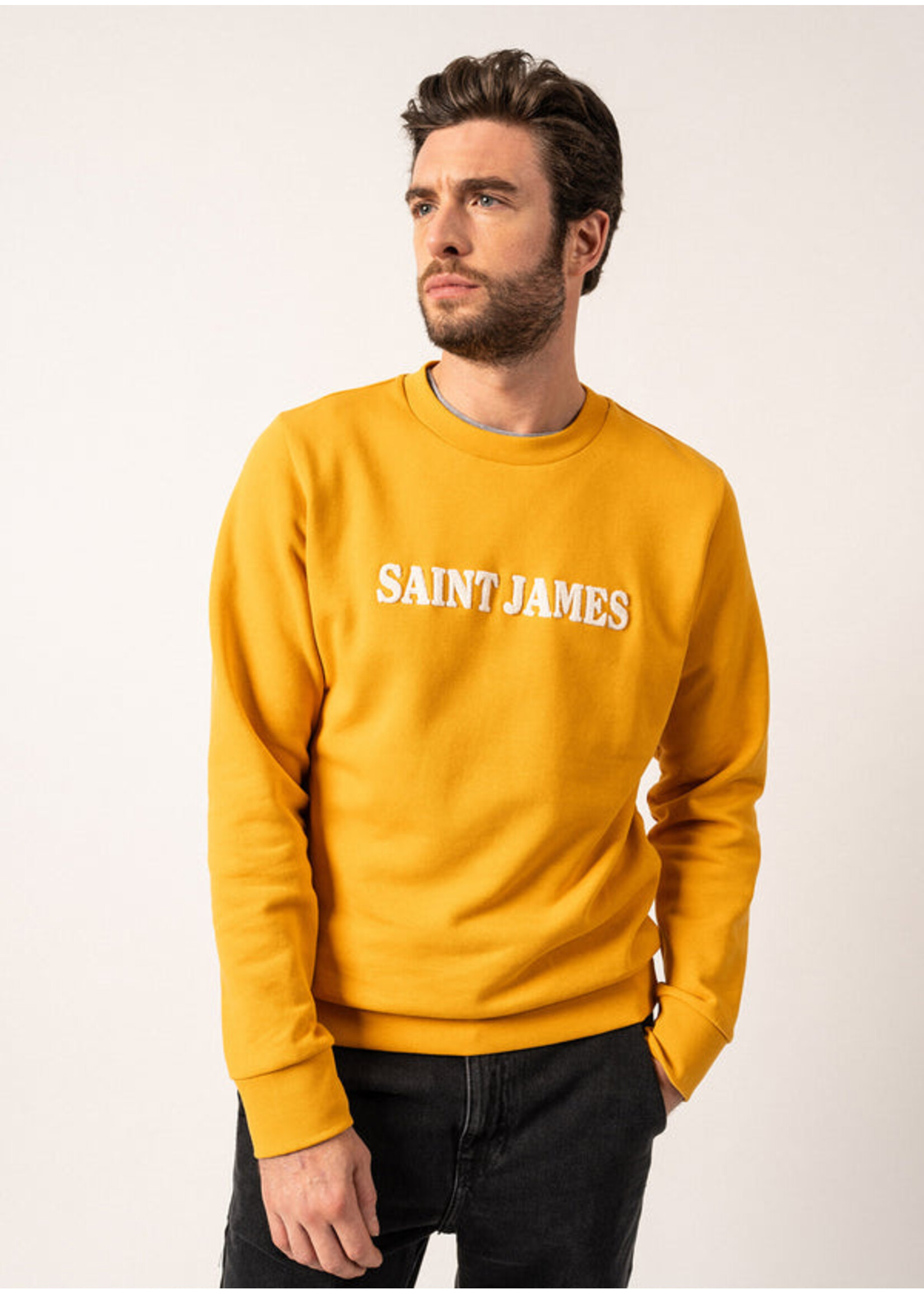 SAINT-JAMES Solal Fleece Sweatshirt with Logo - 3 colors available