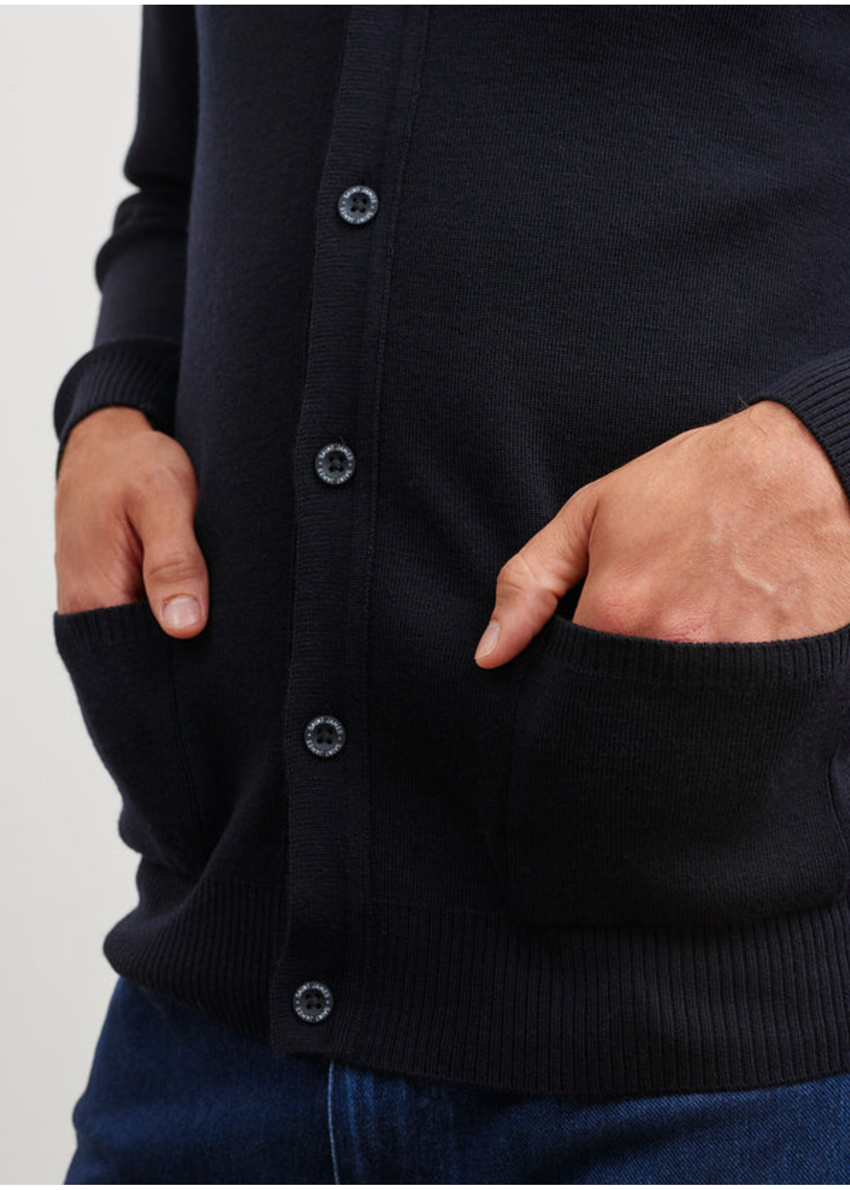 SAINT-JAMES Guingamp buttoned cardigan