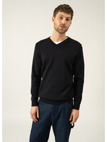 SAINT-JAMES Pull col V Cuirassé II en laine douce - 2 couleurs disponibles