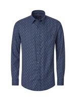 CASA MODA Chemise en flanelle de coton avec imprimé automne-Marine