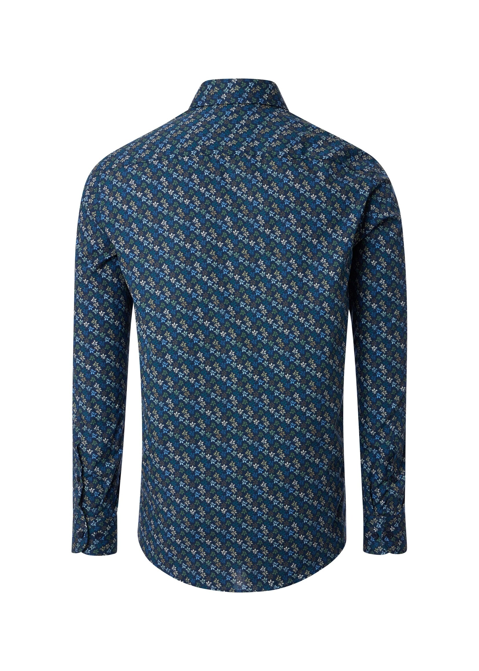 CASA MODA Chemise importée en pur coton pour homme-Marine