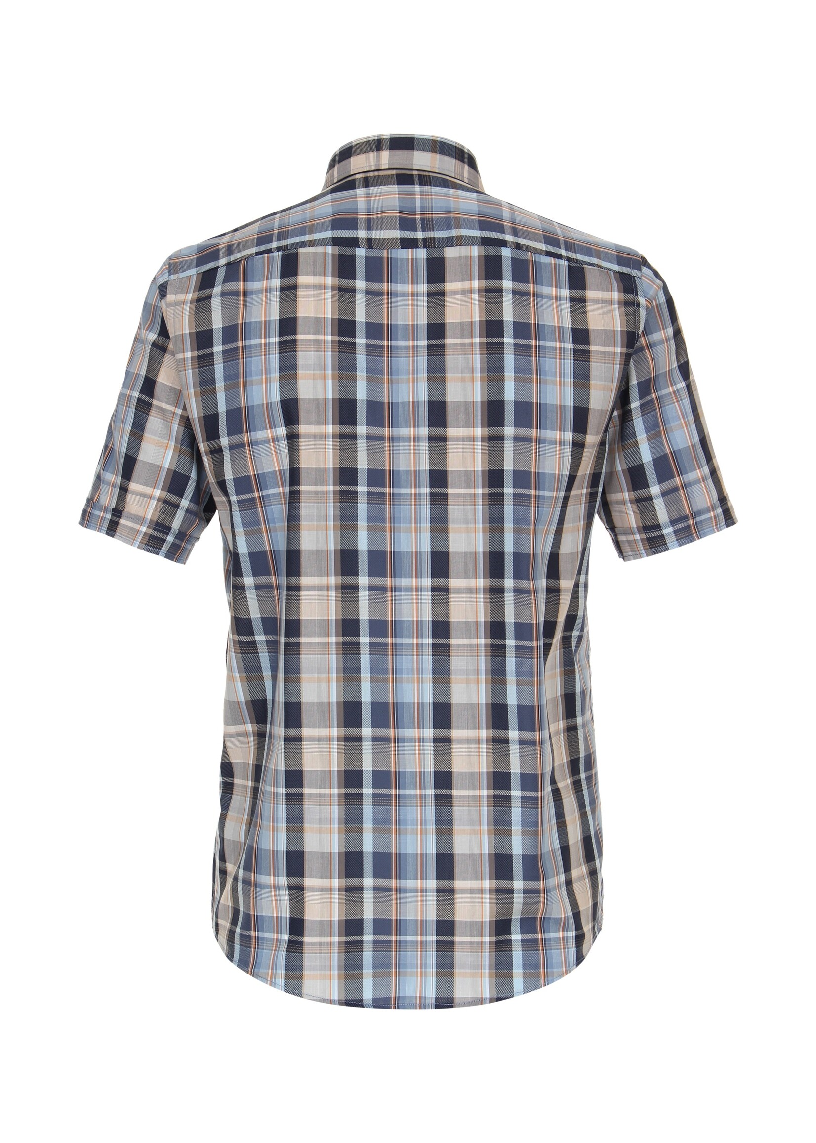 CASA MODA Chemise 100% cotton organique à carreaux-Bleu