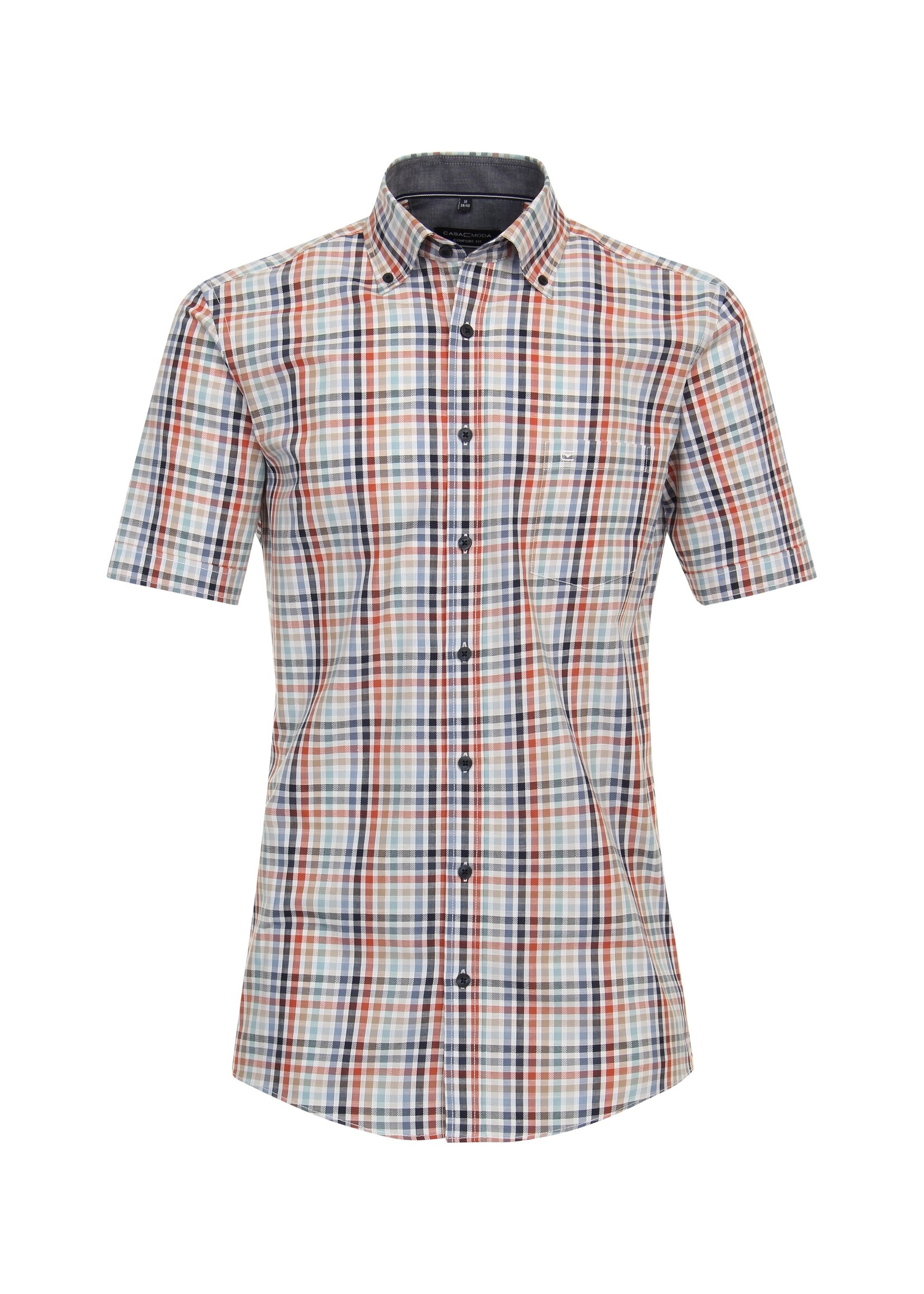 CASA MODA Chemise à carreaux-Tangerine multi