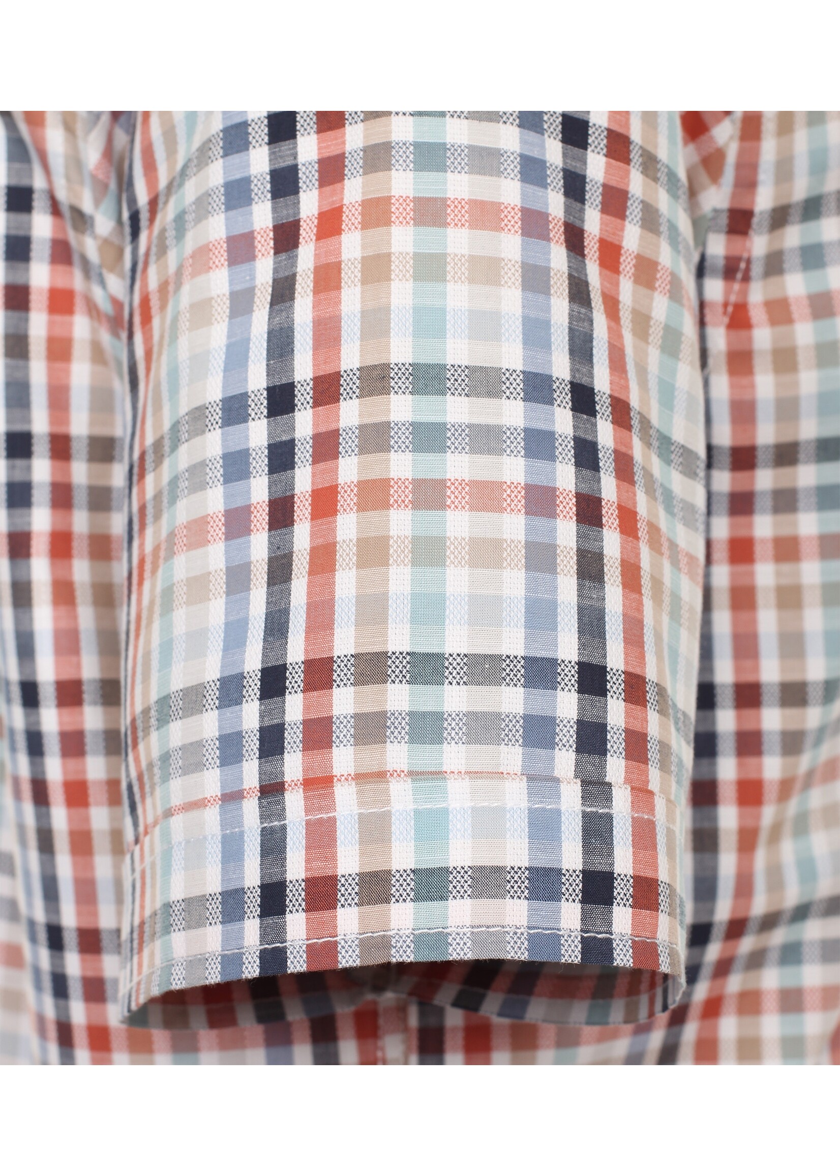 CASA MODA Chemise à carreaux-Tangerine multi