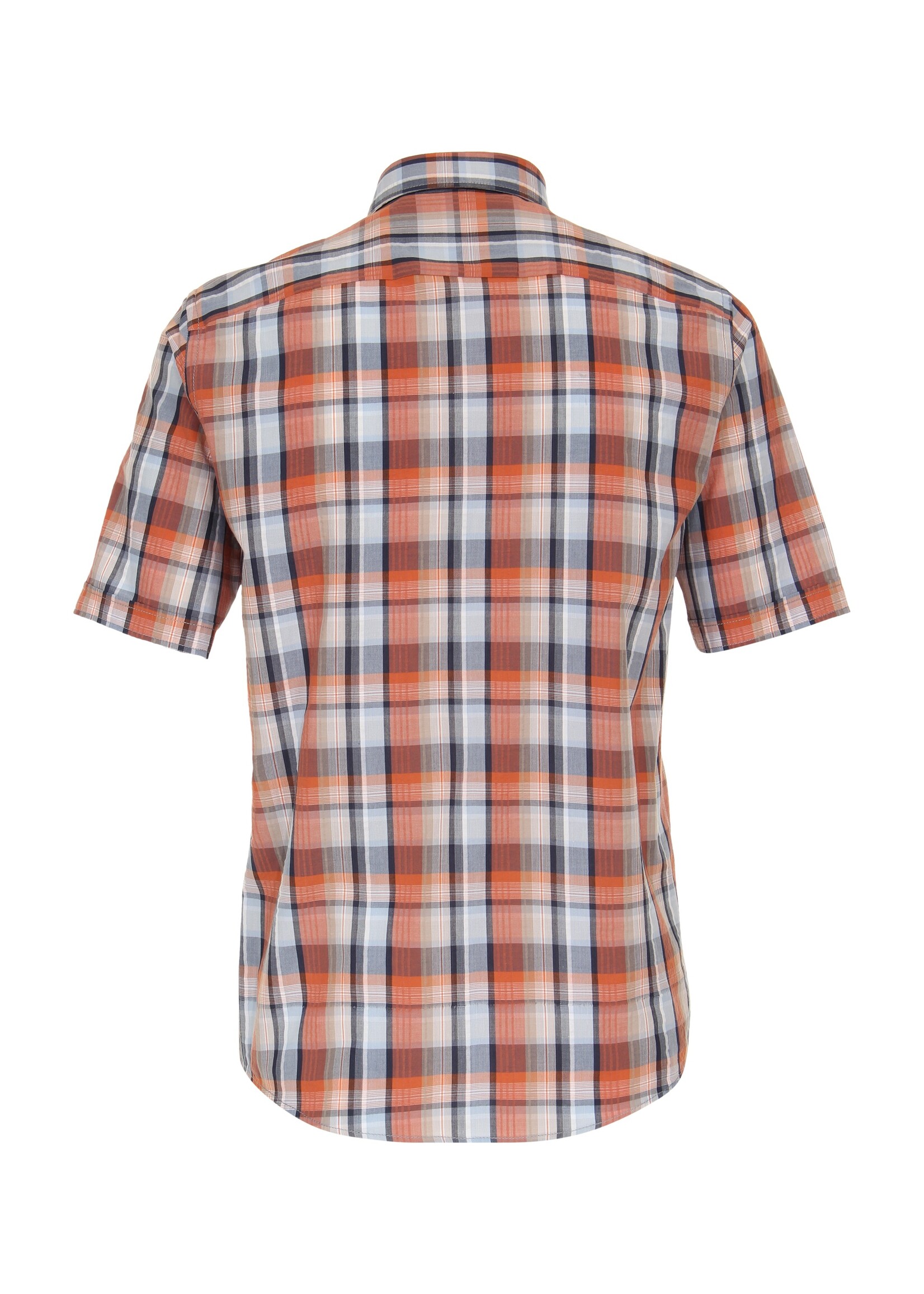 CASA MODA Chemise 100% cotton à carreaux-Tangerine