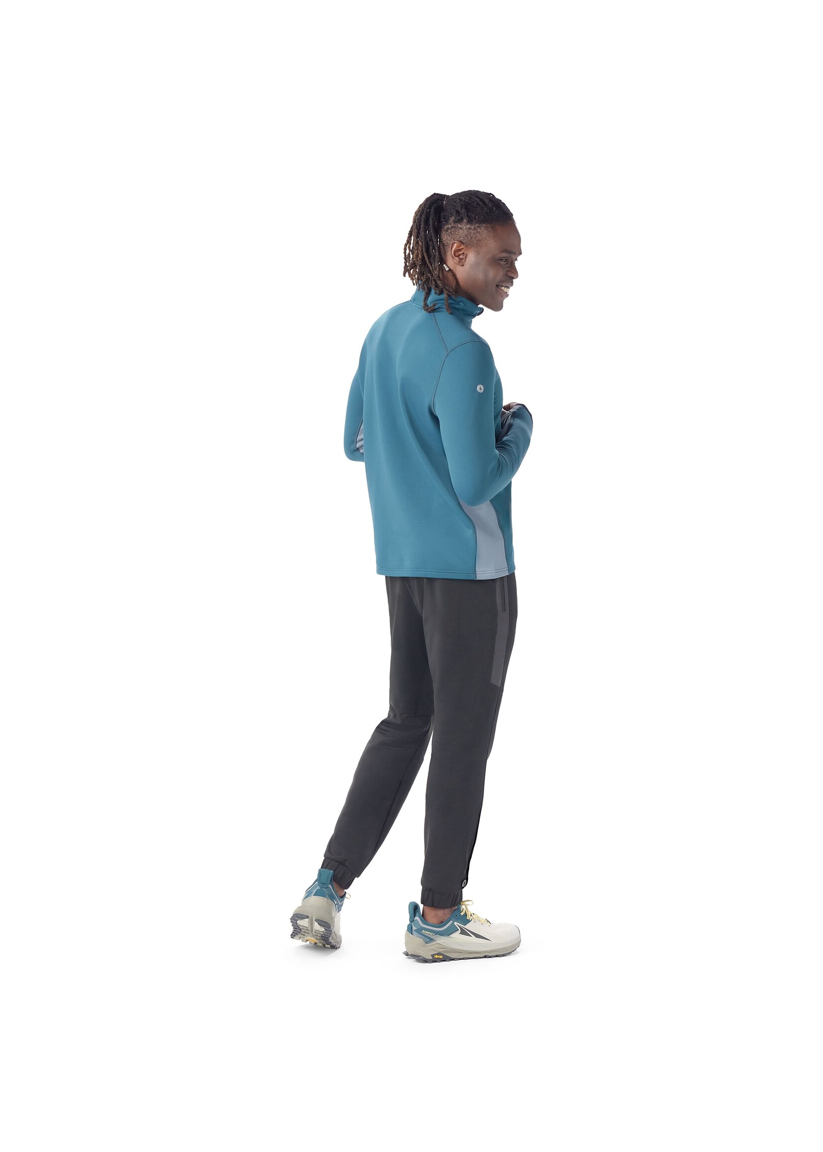 SMARTWOOL Chandail Active Fleece à demi-glissière pour homme-BLEU CRÉPUSCULE