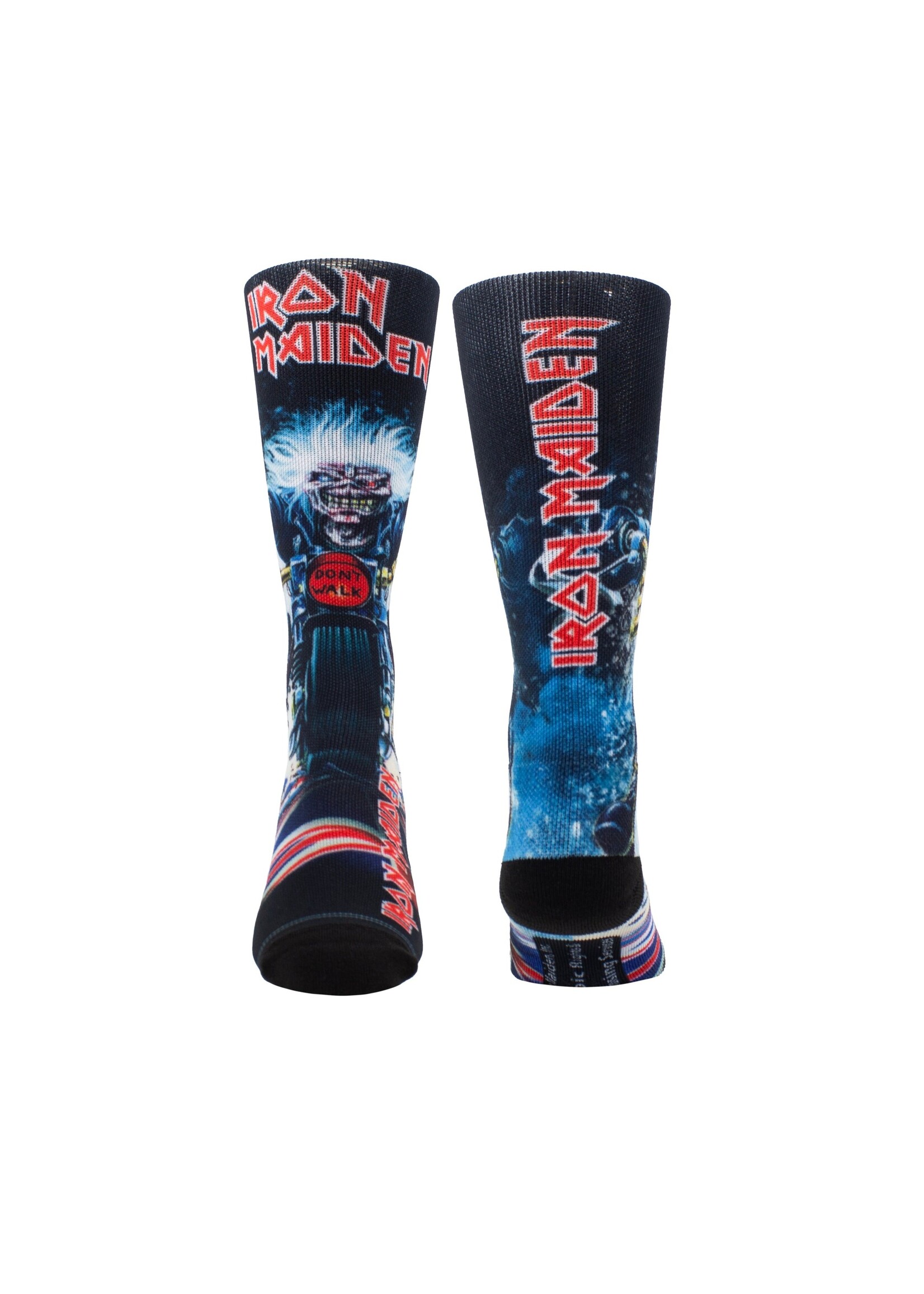 PERRI'S SOCKS Bas imprimé en sublimation Iron Maiden-Biker Eddie