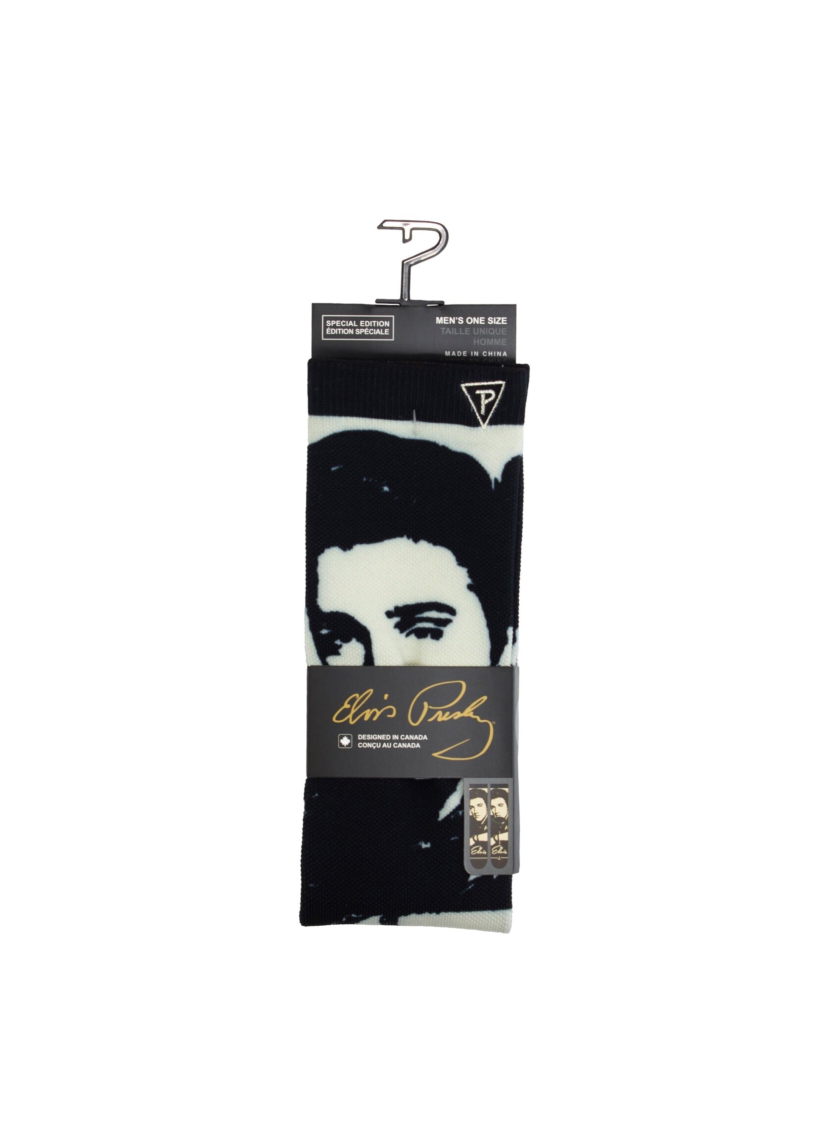 PERRI'S SOCKS Bas imprimé en sublimation Elvis Presley-Face