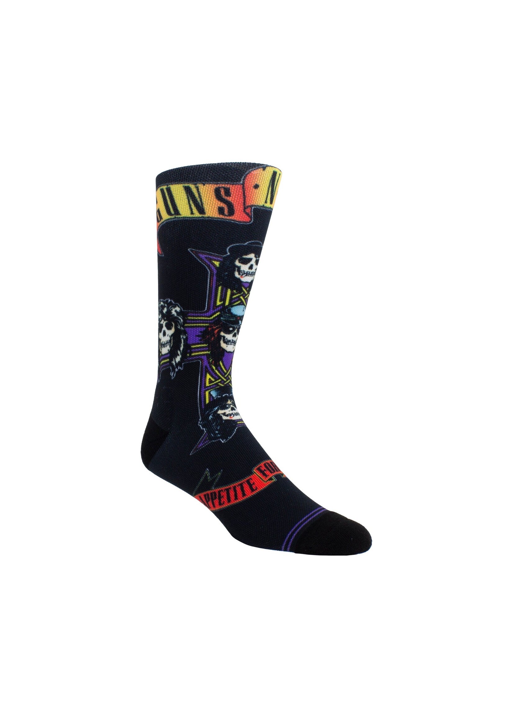 PERRI'S SOCKS Bas imprimé en sublimation Guns N' Roses Spécial Édition-Big Cross