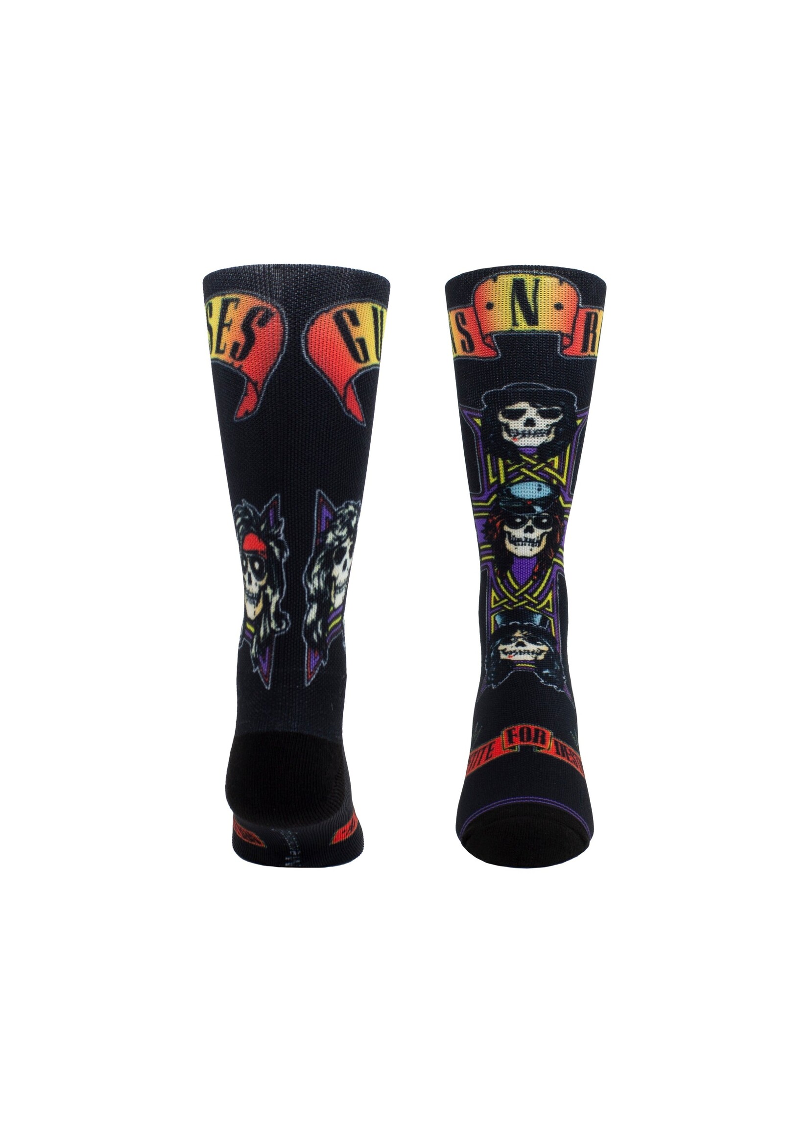 PERRI'S SOCKS Bas imprimé en sublimation Guns N' Roses Spécial Édition-Big Cross