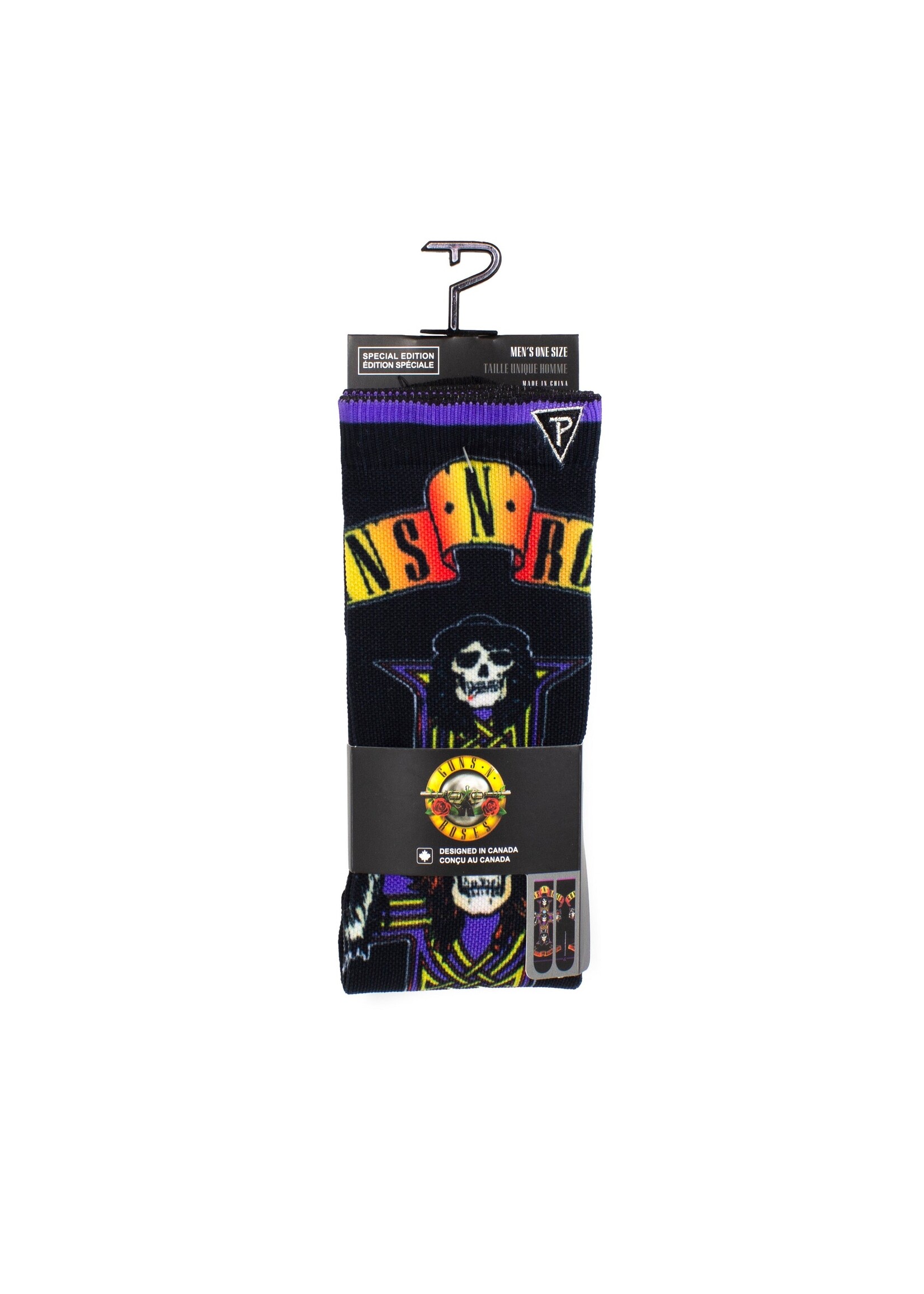 PERRI'S SOCKS GUNS N' ROSES Appetite Cross Sock, 1 PAIR