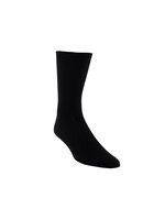 PERRI'S SOCKS Bas uni en laine mérinos sans élastique pour femme-Noir