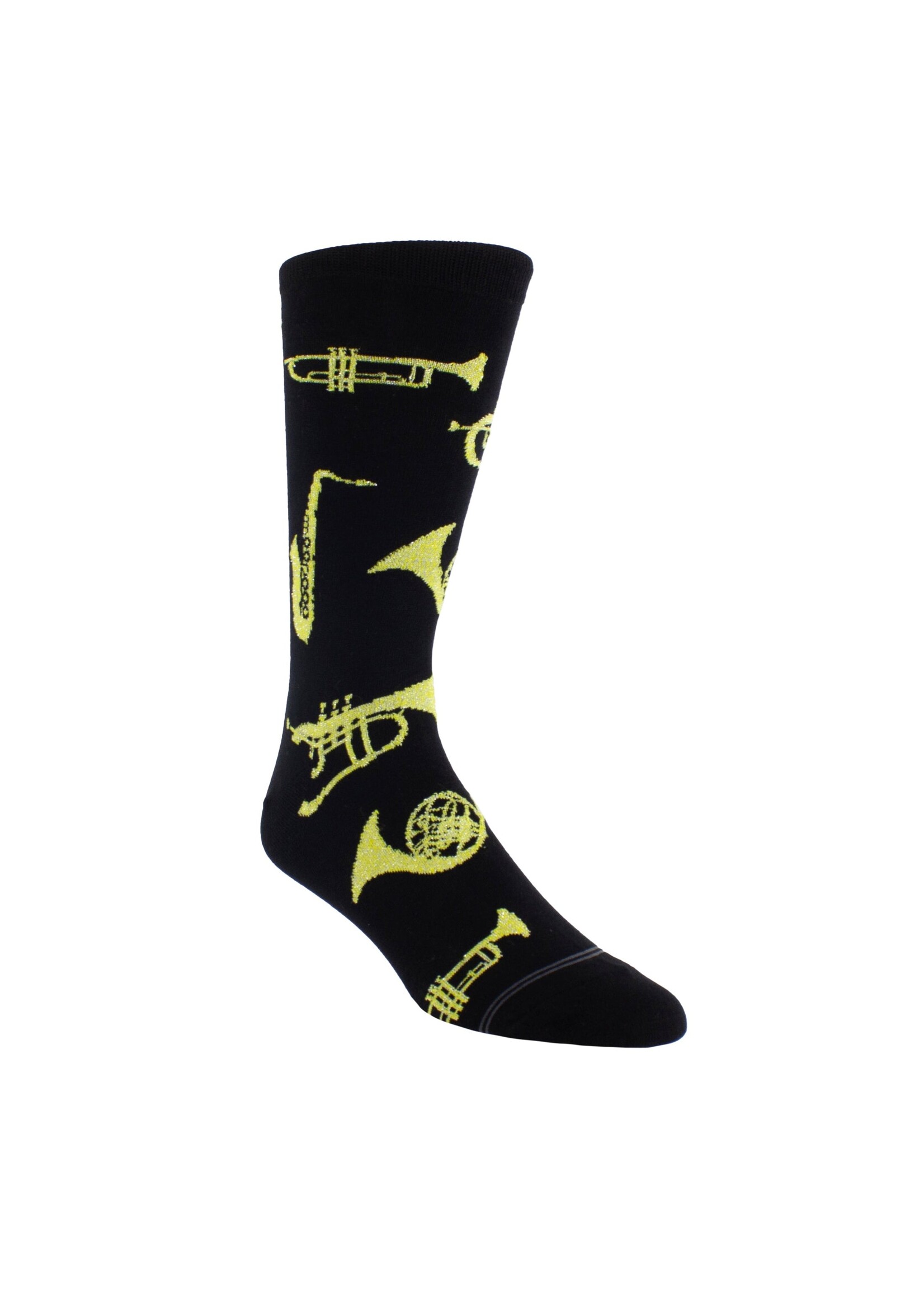 PERRI'S SOCKS BRASS INSTRUMENTS CREW KNIT IN SOCKS, 1 PAIR
