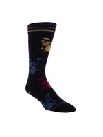 PERRI'S SOCKS ALL OVER DRUMS CREW KNIT IN SOCKS, 1 PAIR