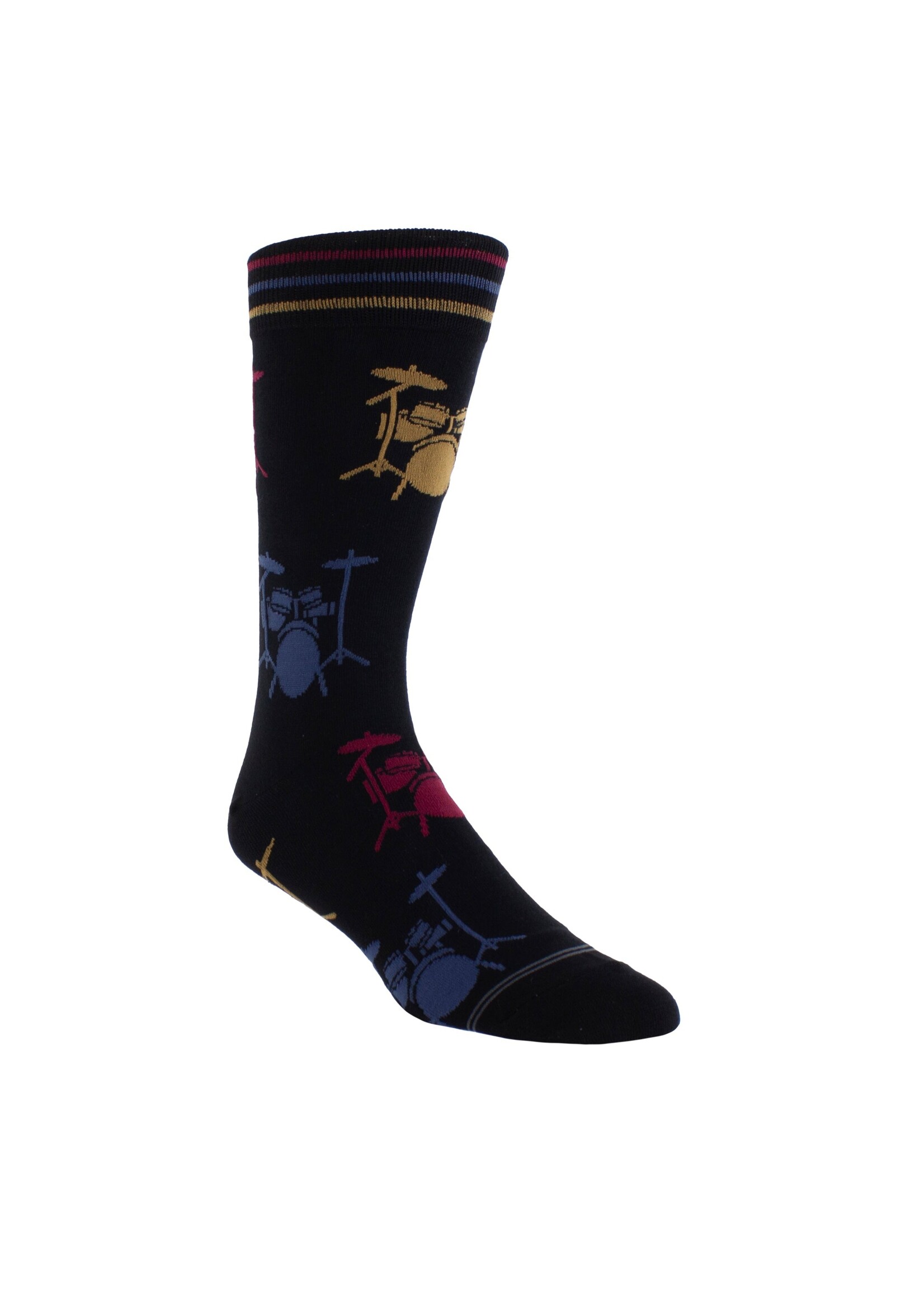 PERRI'S SOCKS Bas en coton premium-All over drums crew