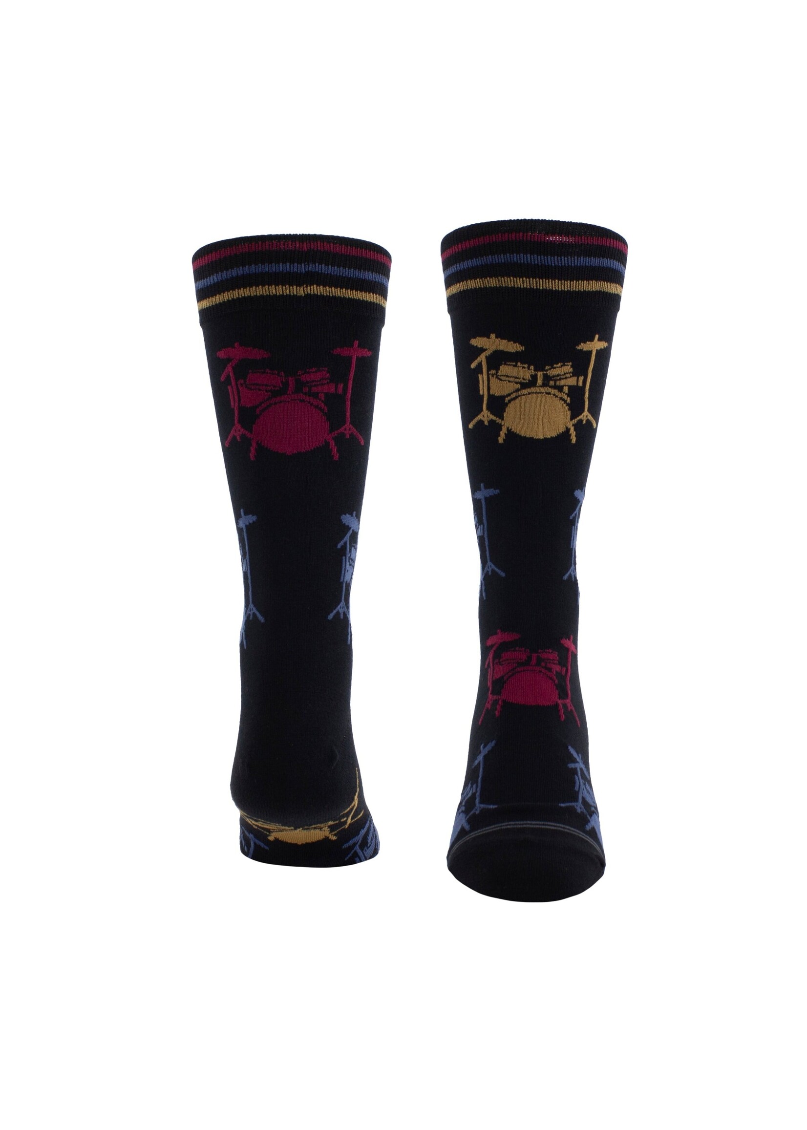 PERRI'S SOCKS Bas en coton premium-All over drums crew