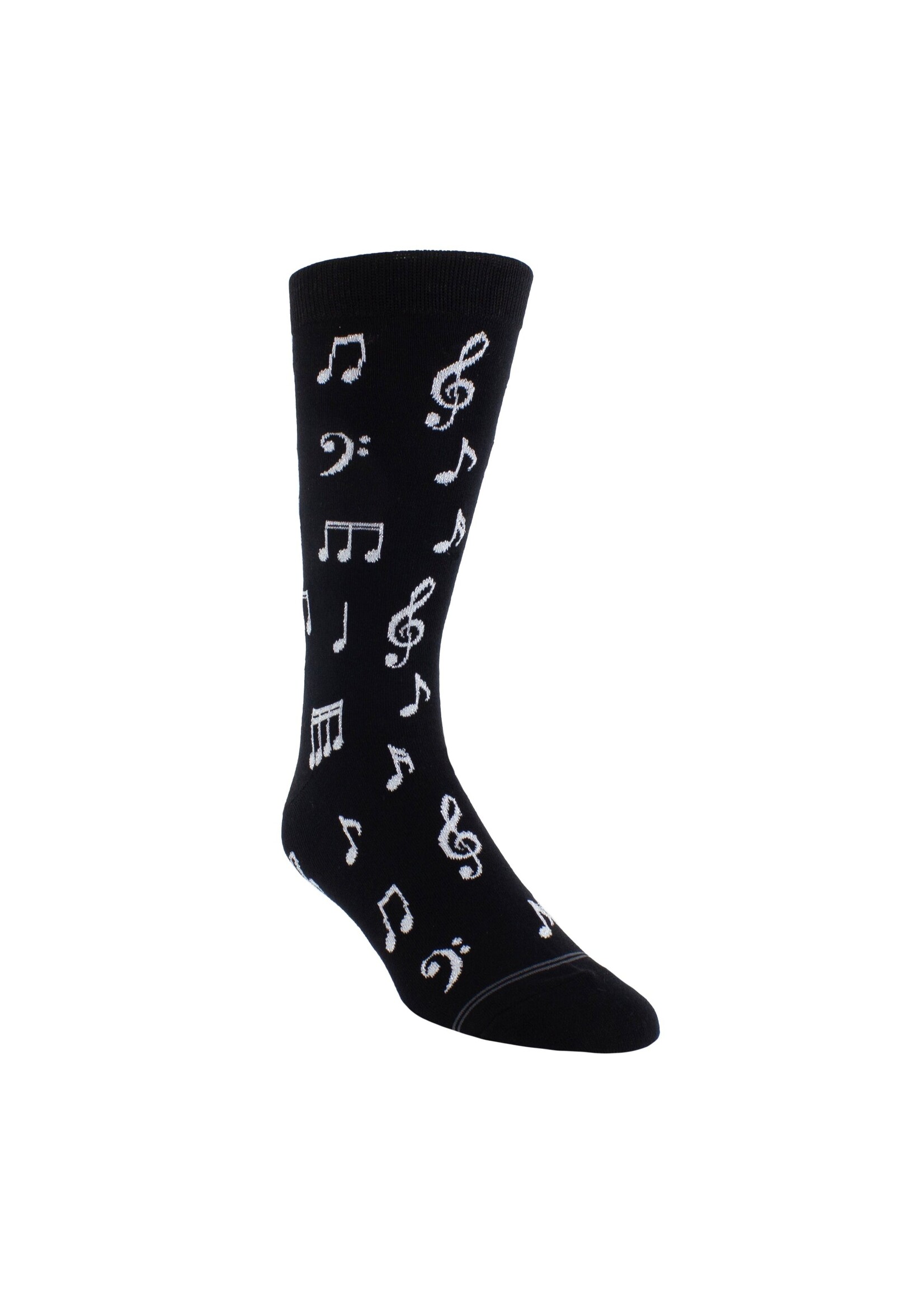 PERRI'S SOCKS MUSIC NOTES CREW KNIT IN SOCKS, 1 PAIR