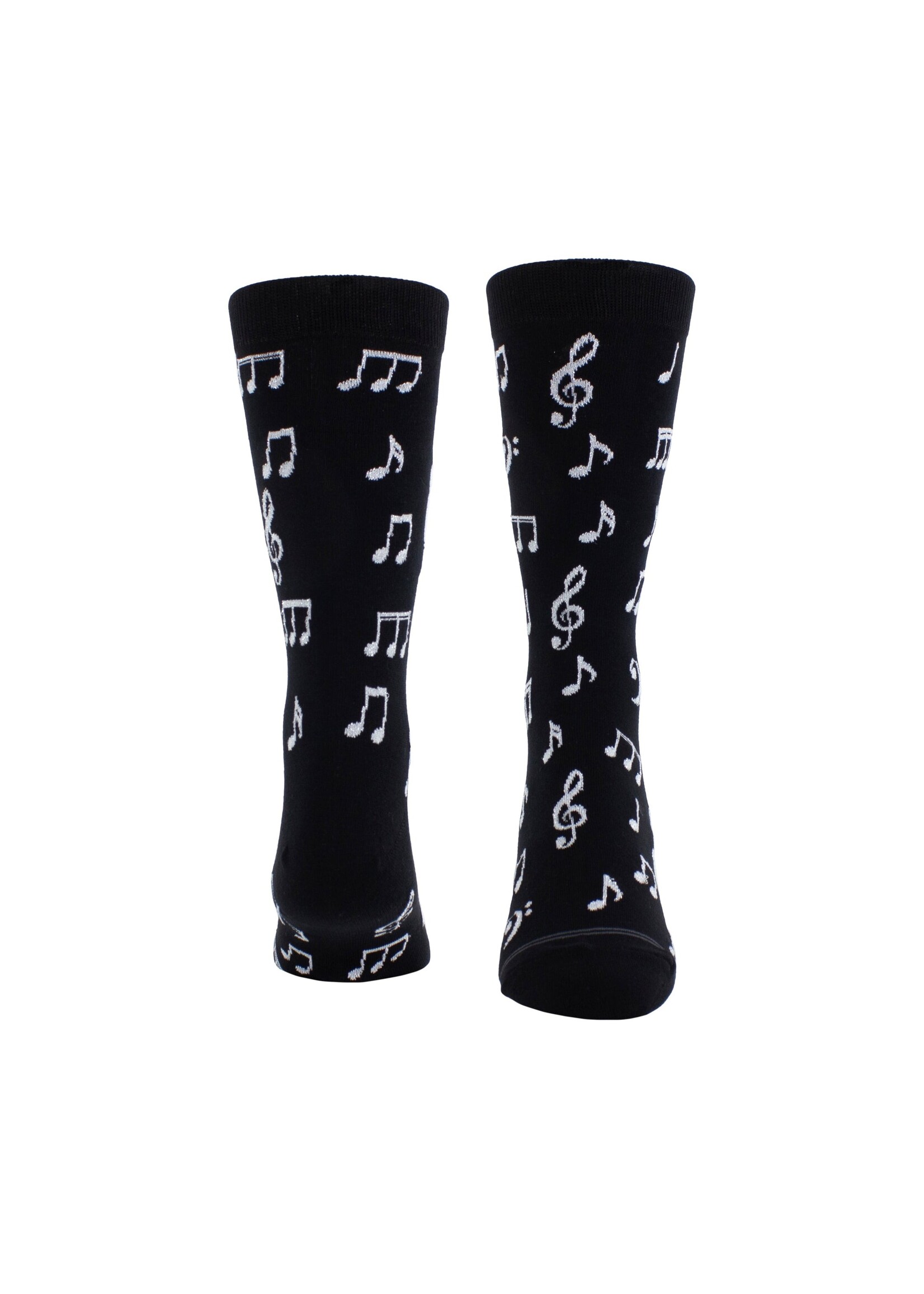 PERRI'S SOCKS MUSIC NOTES CREW KNIT IN SOCKS, 1 PAIR