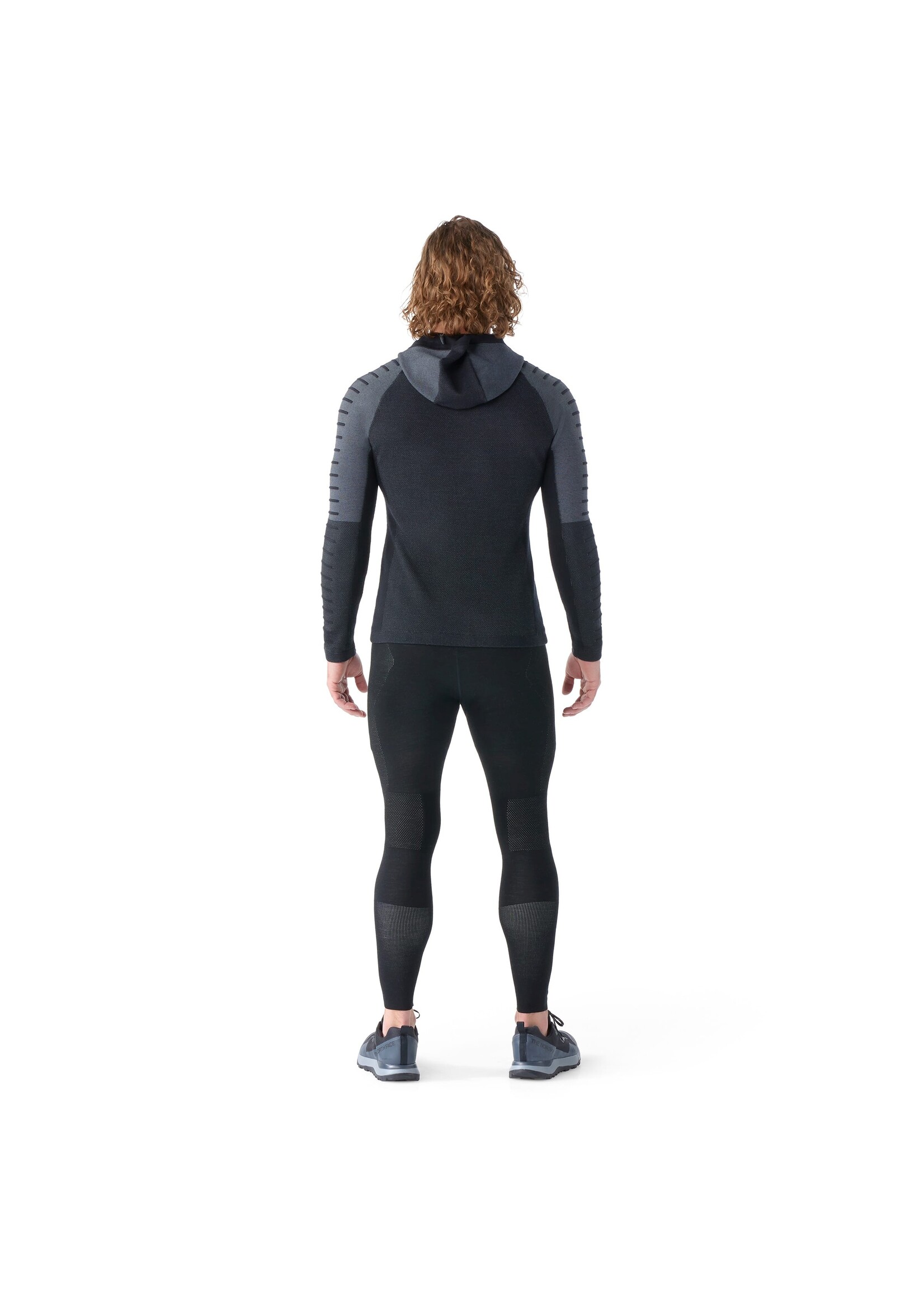 SMARTWOOL Chandail en Intraknit avec glissière complète pour homme-NOIR