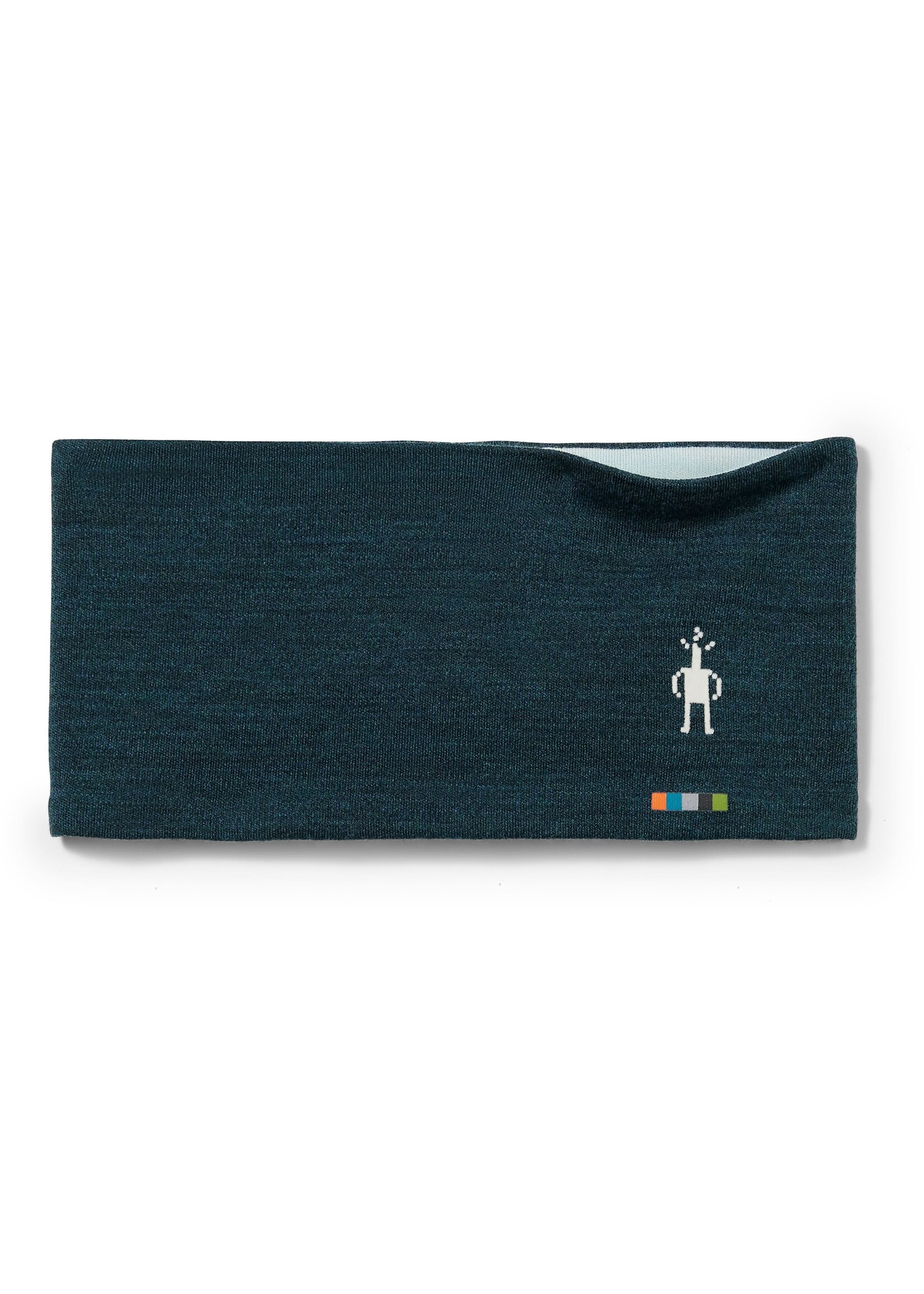 SMARTWOOL Bandeau réversible à motifs en mérinos-BLEU CRÉPUSCULE CHINÉ