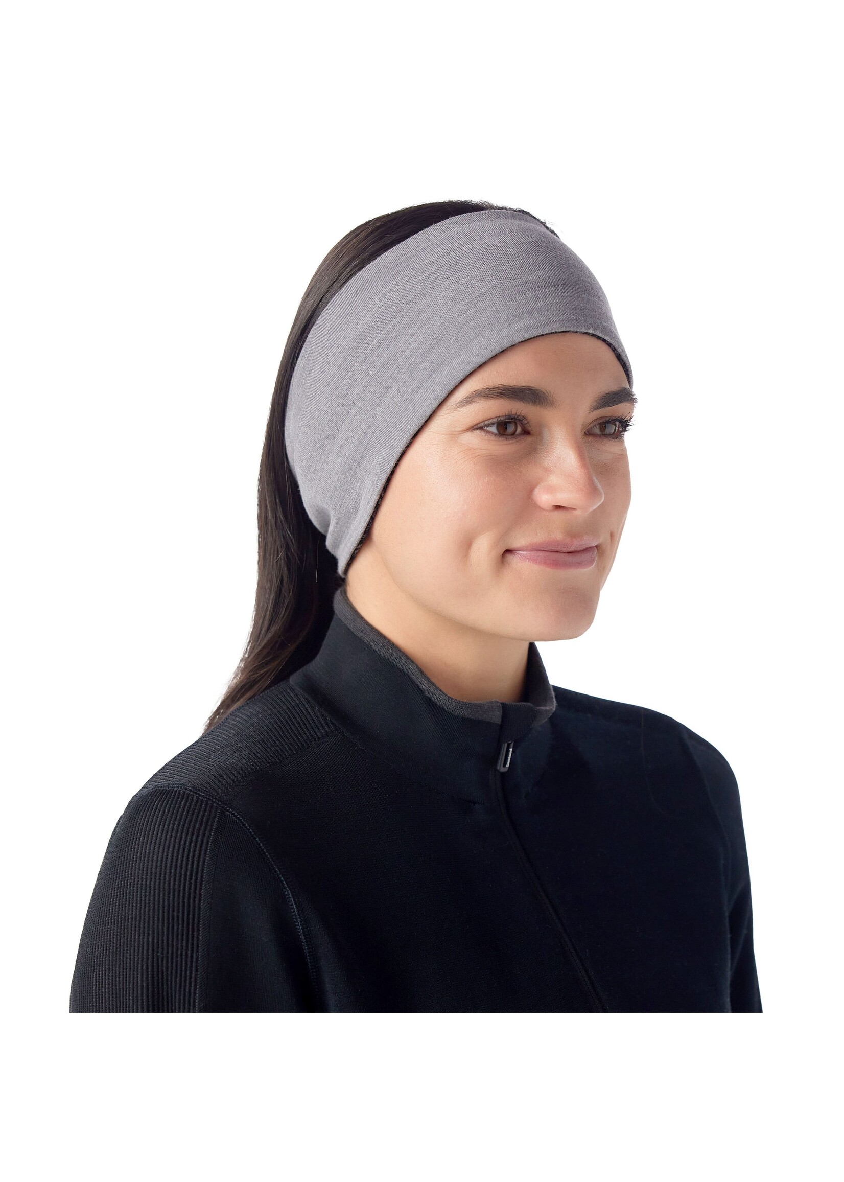 SMARTWOOL Bandeau réversible à motifs en mérinos-FLOCON NOIR DIGITAL